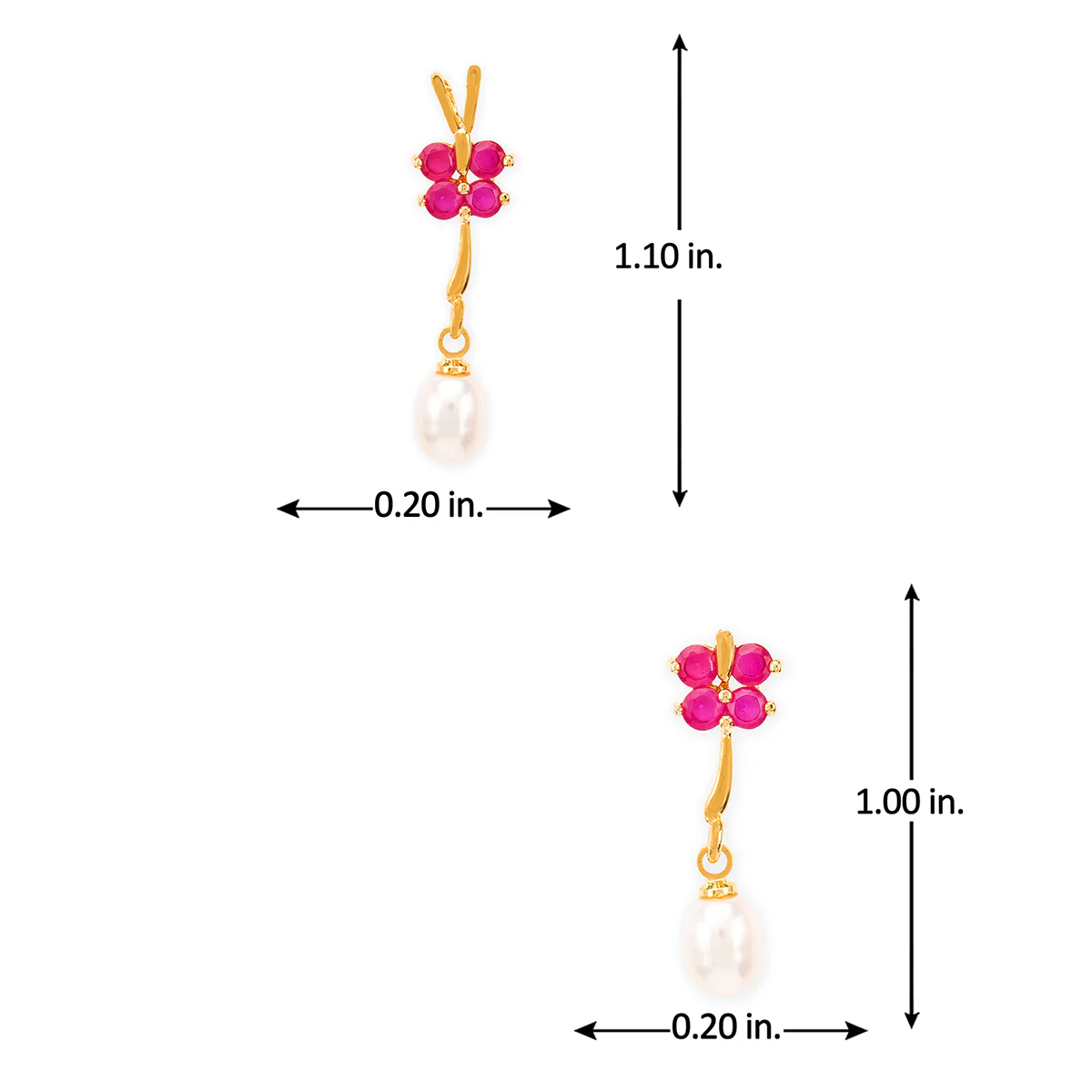Generic Tiny Pearl Pendant Set - Image 6