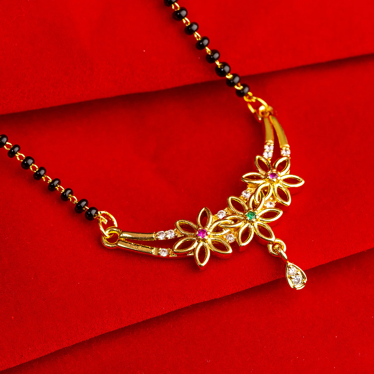 Generic Trio Floral Mangalsutra