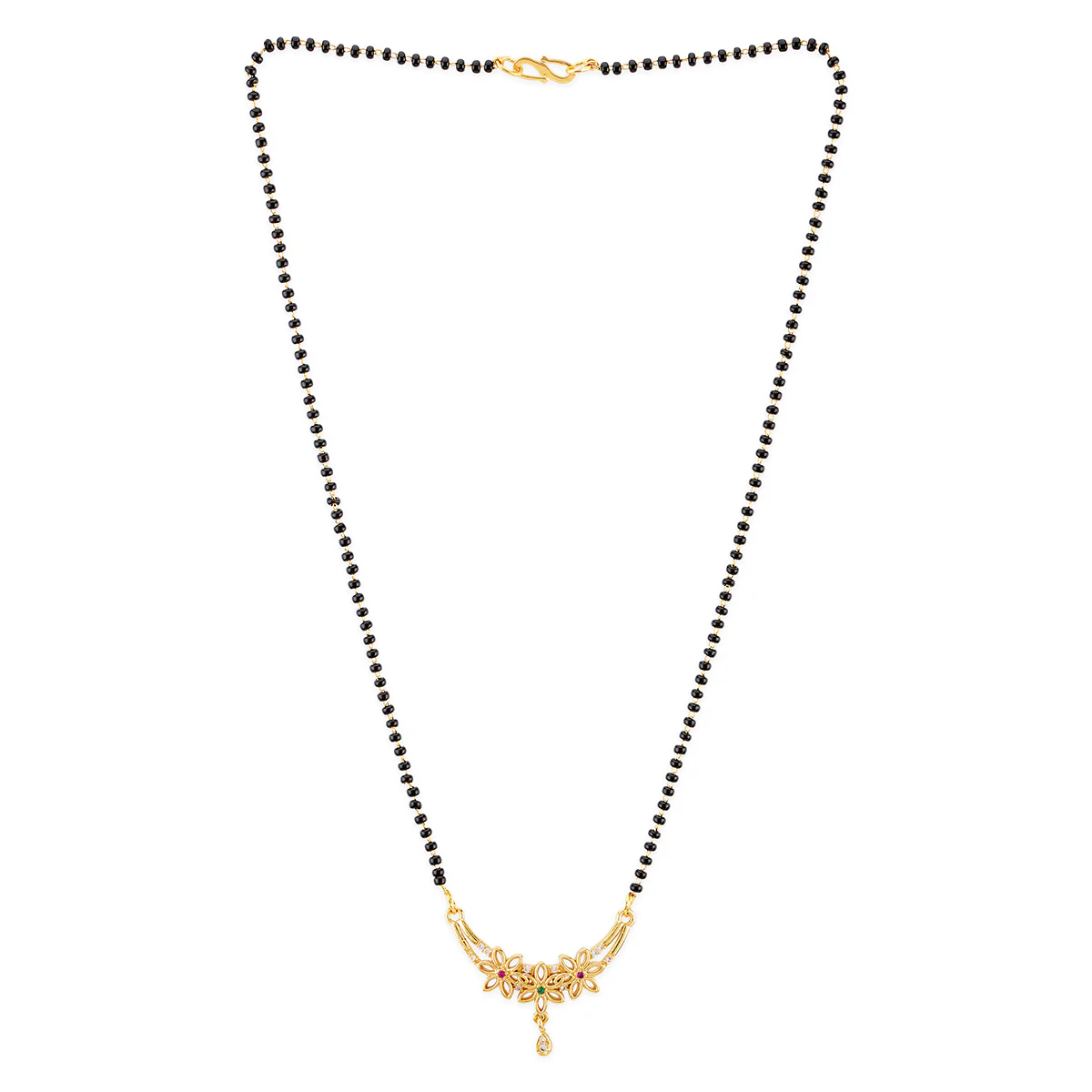 Generic Trio Floral Mangalsutra - Image 4