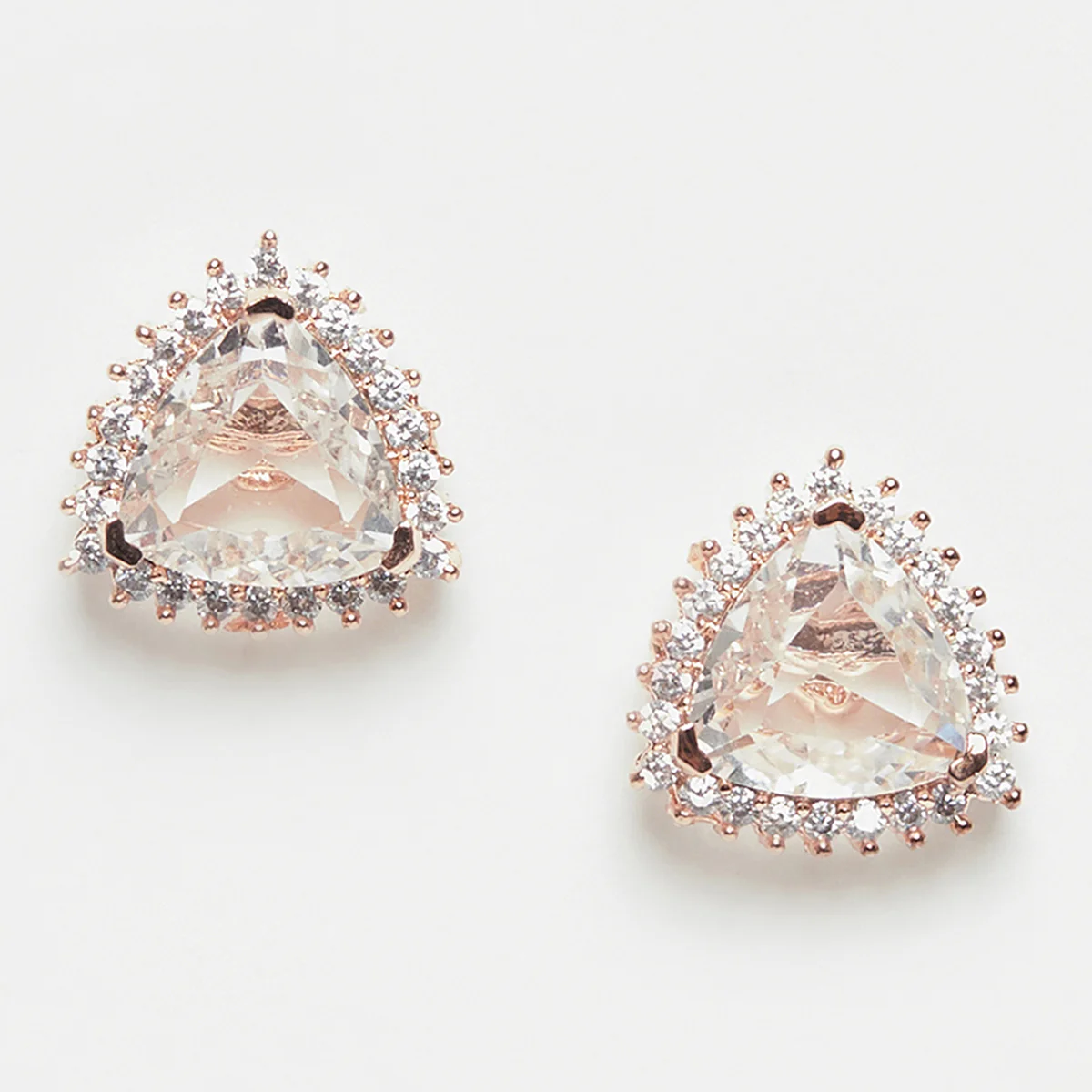 Sparkling Elegance Rose Gold Plated Pendant Set - Image 3