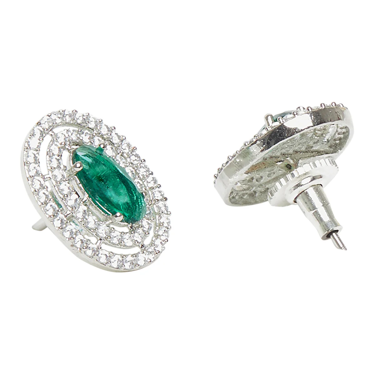 Sparkling Elegance Green CZ Pendant Set - Image 5