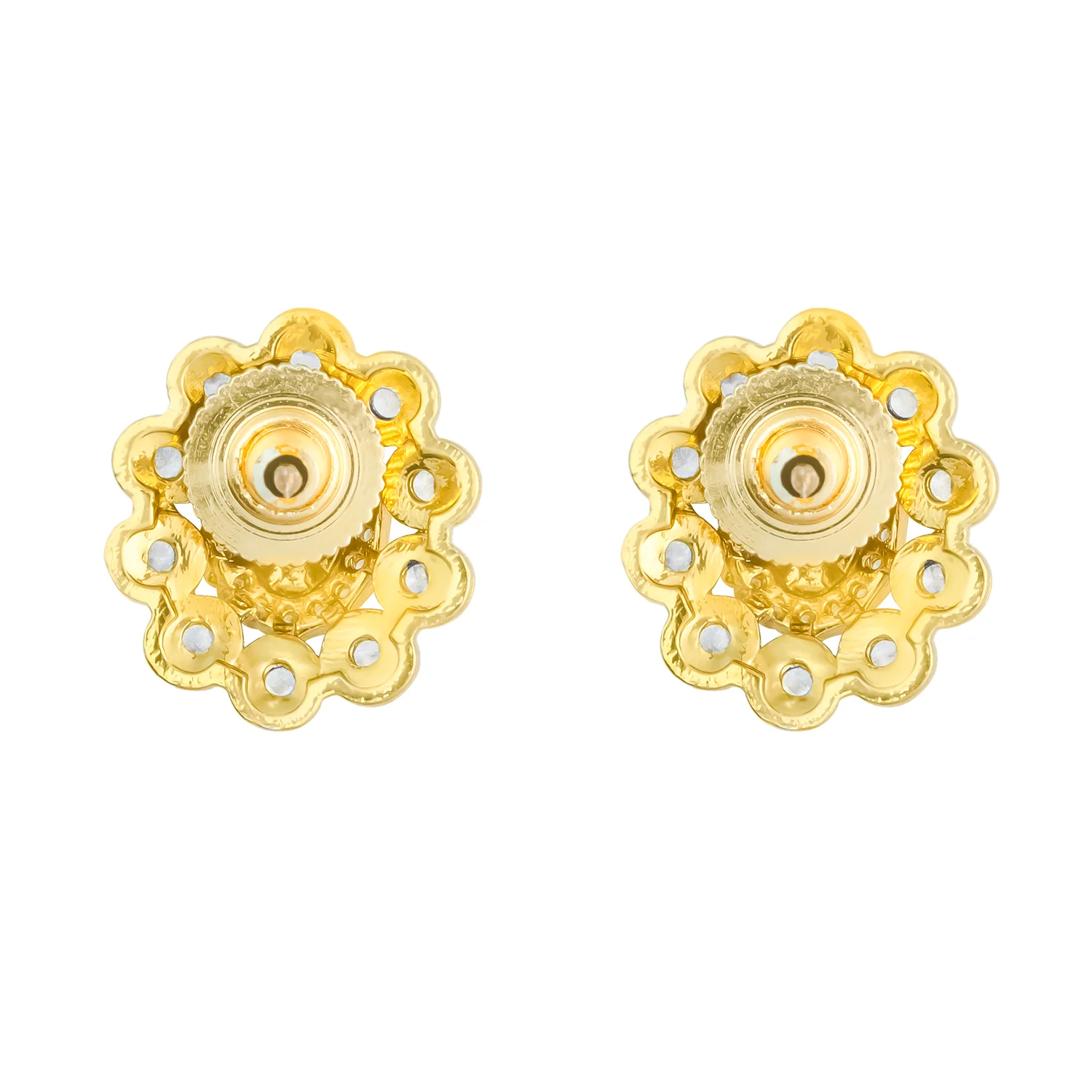 Gold Elegance Kundan Glow Necklace Set - Image 6