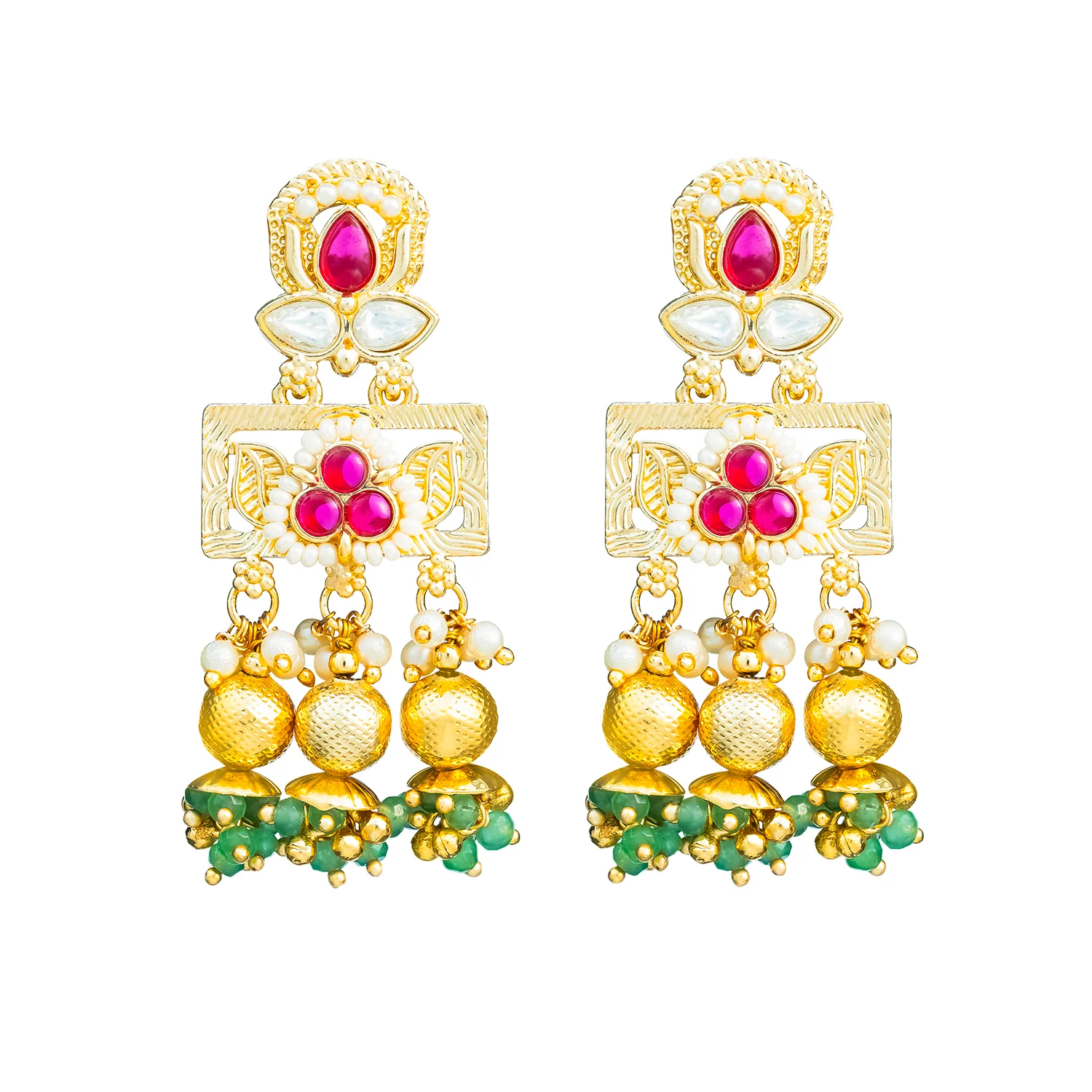 Gold Elegance Royal Heritage Necklace Set - Image 6