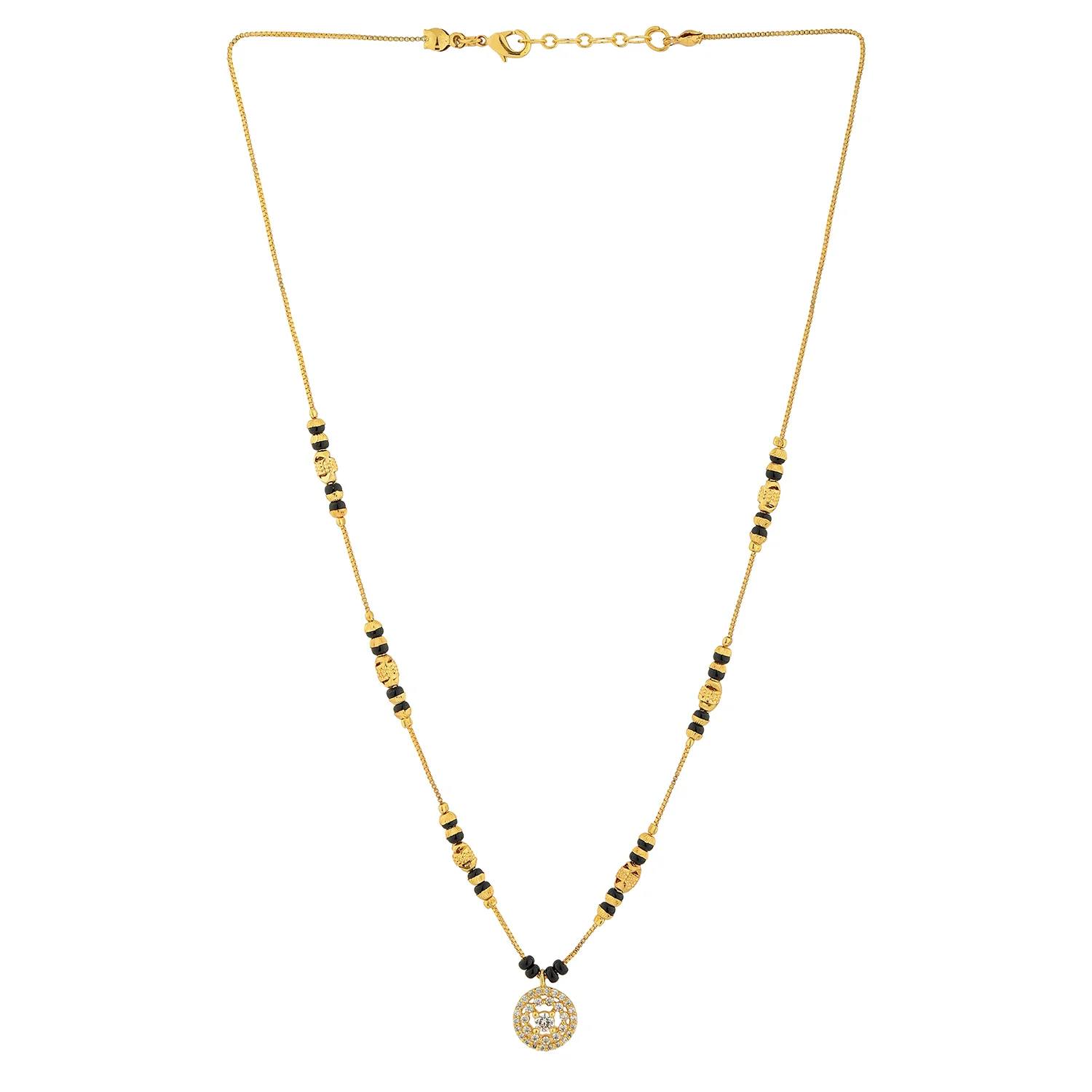 Gold Essentials Amara American Diamond Mangalsutra - Image 4