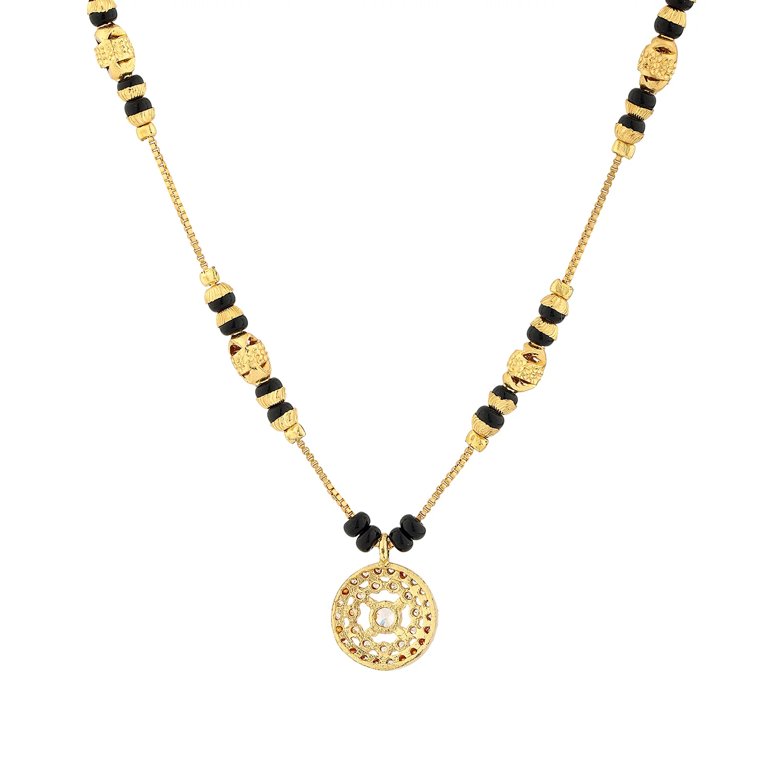 Gold Essentials Amara American Diamond Mangalsutra - Image 5
