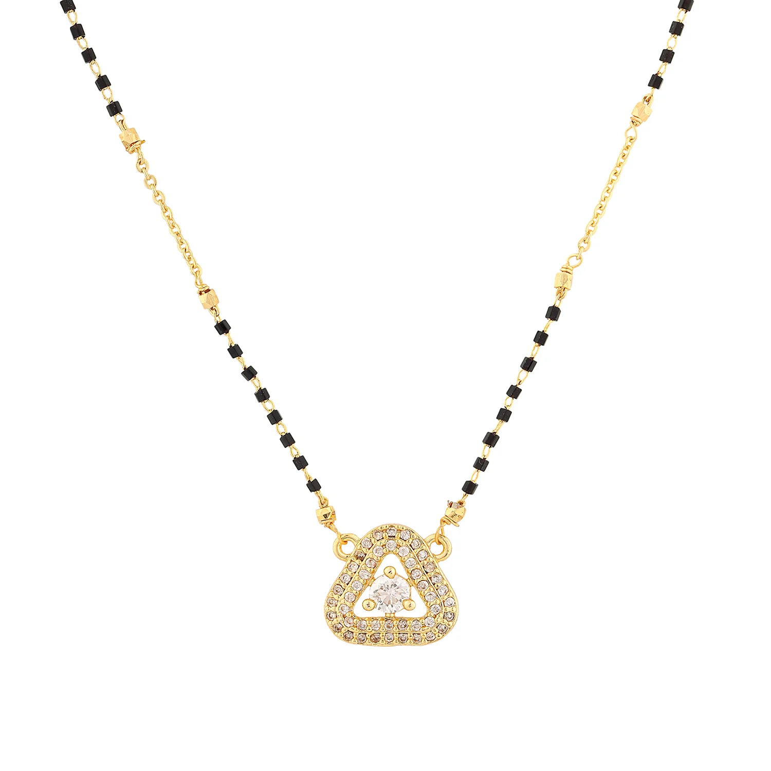 Gold Essentials Aurelia American Diamond Mangalsutra - Image 3