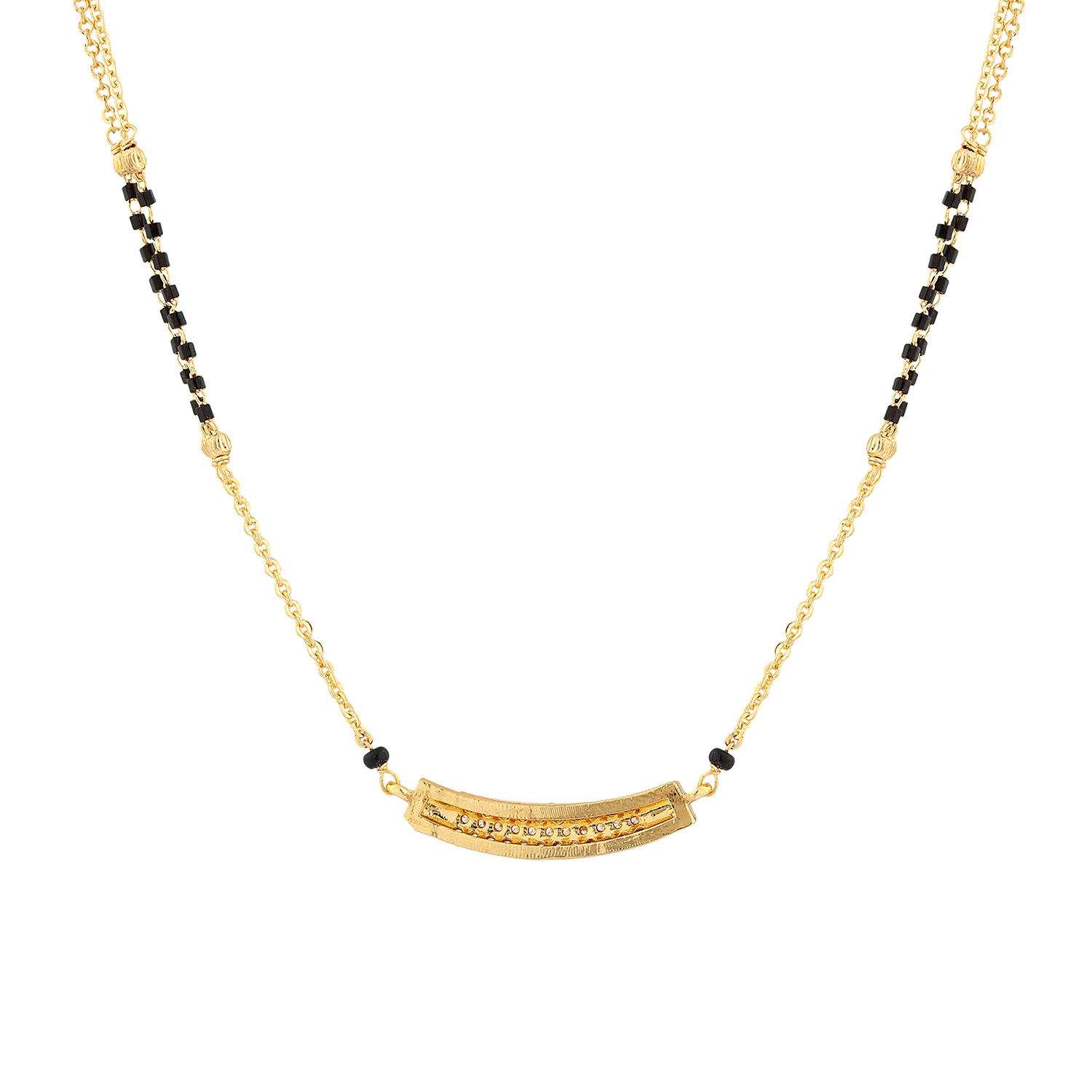 Gold Essentials Celestia American Diamond Mangalsutra - Image 5