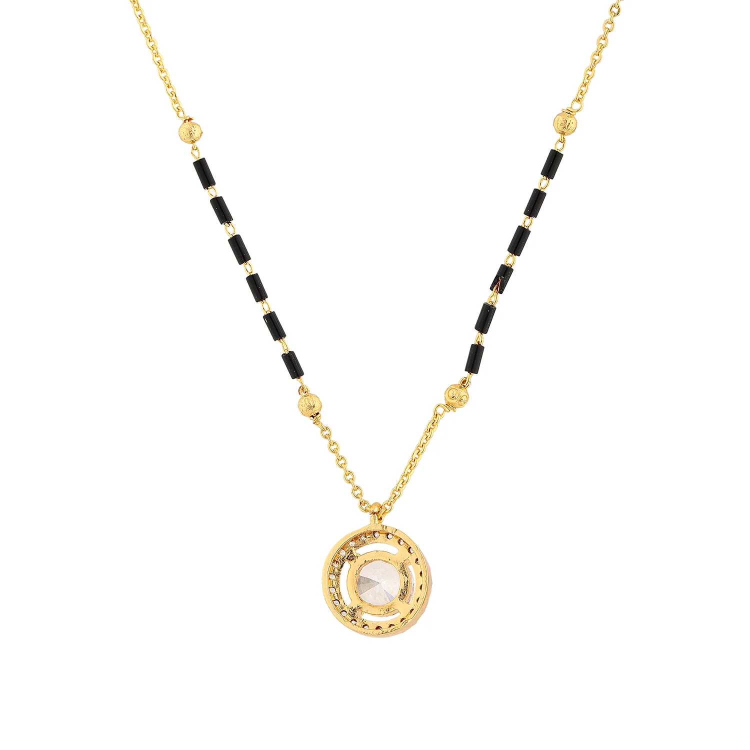 Gold Essentials Celestial American Diamond Mangalsutra - Image 5