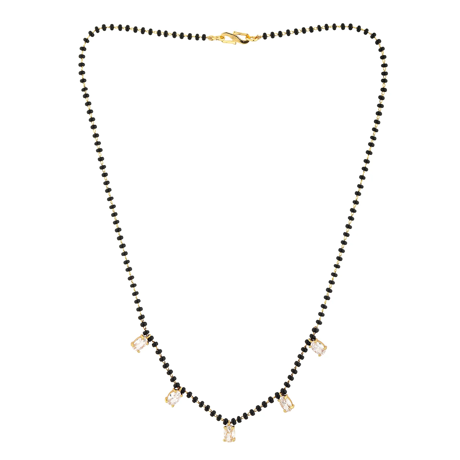 Gold Essentials Chandni American Diamond Mangalsutra - Image 4