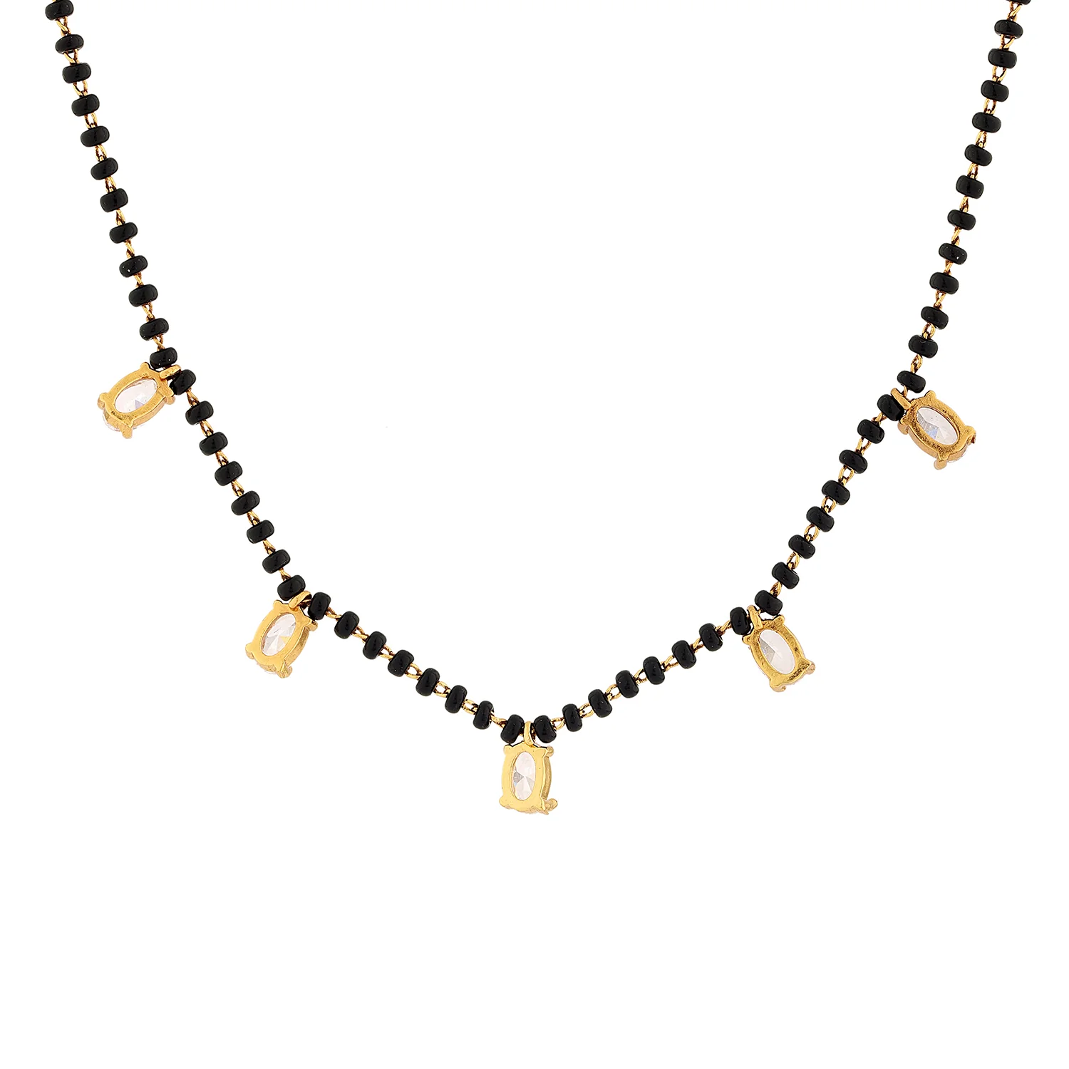 Gold Essentials Chandni American Diamond Mangalsutra - Image 5
