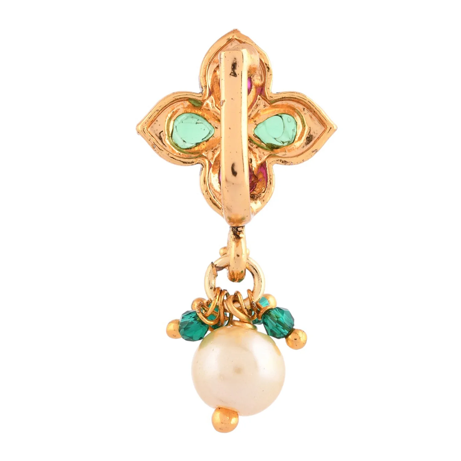 Gold Essentials Floral Nose Pin - Image 5
