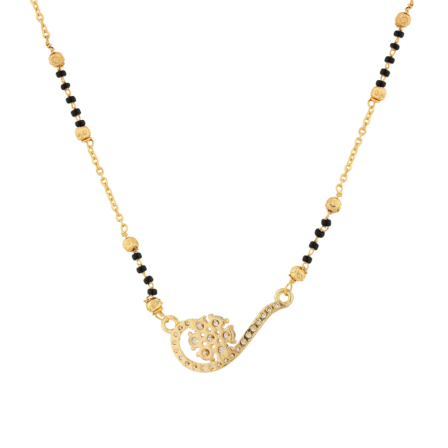 Gold Essentials Florencia American Diamond Mangalsutra - Image 5