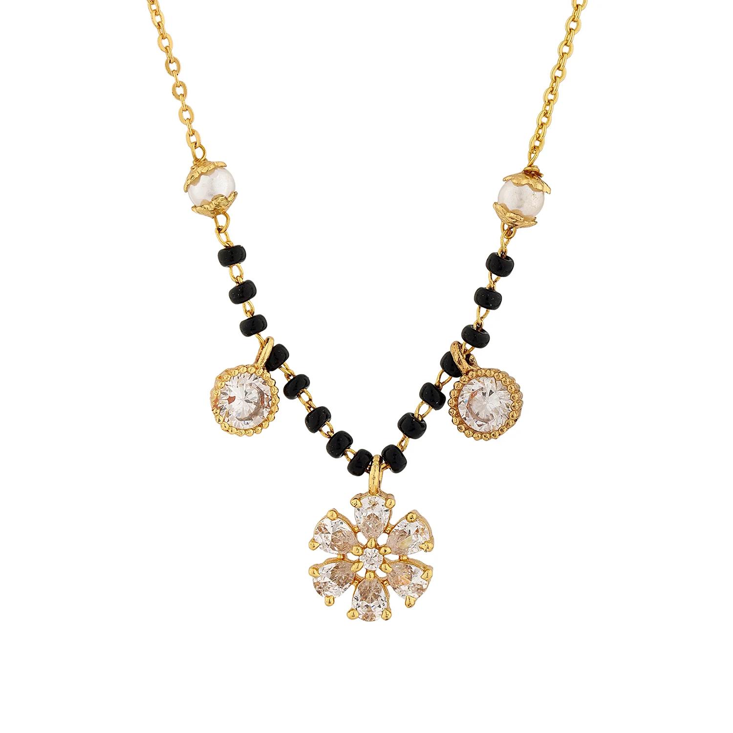 Gold Essentials Gloria American Diamond Mangalsutra - Image 3
