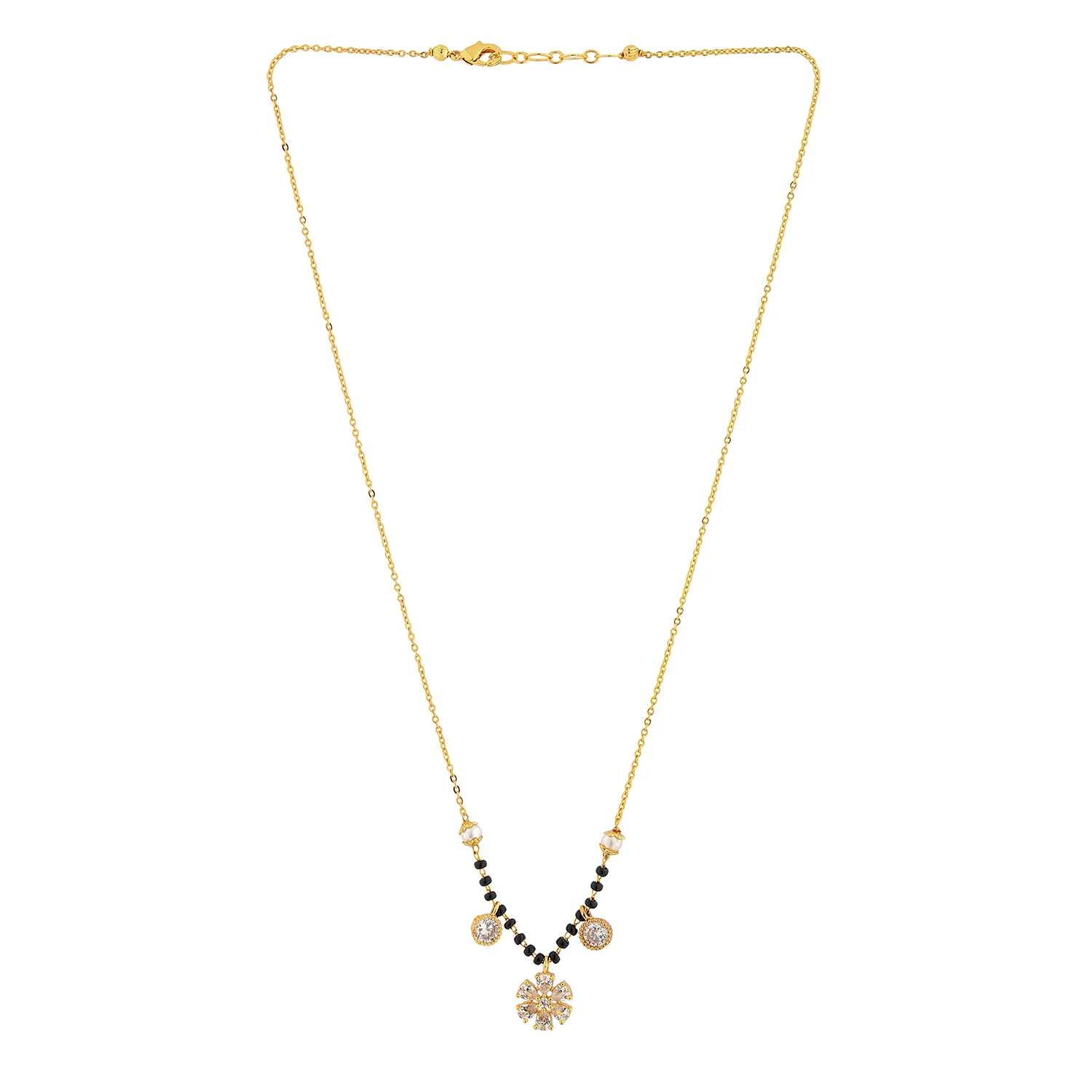 Gold Essentials Gloria American Diamond Mangalsutra - Image 4
