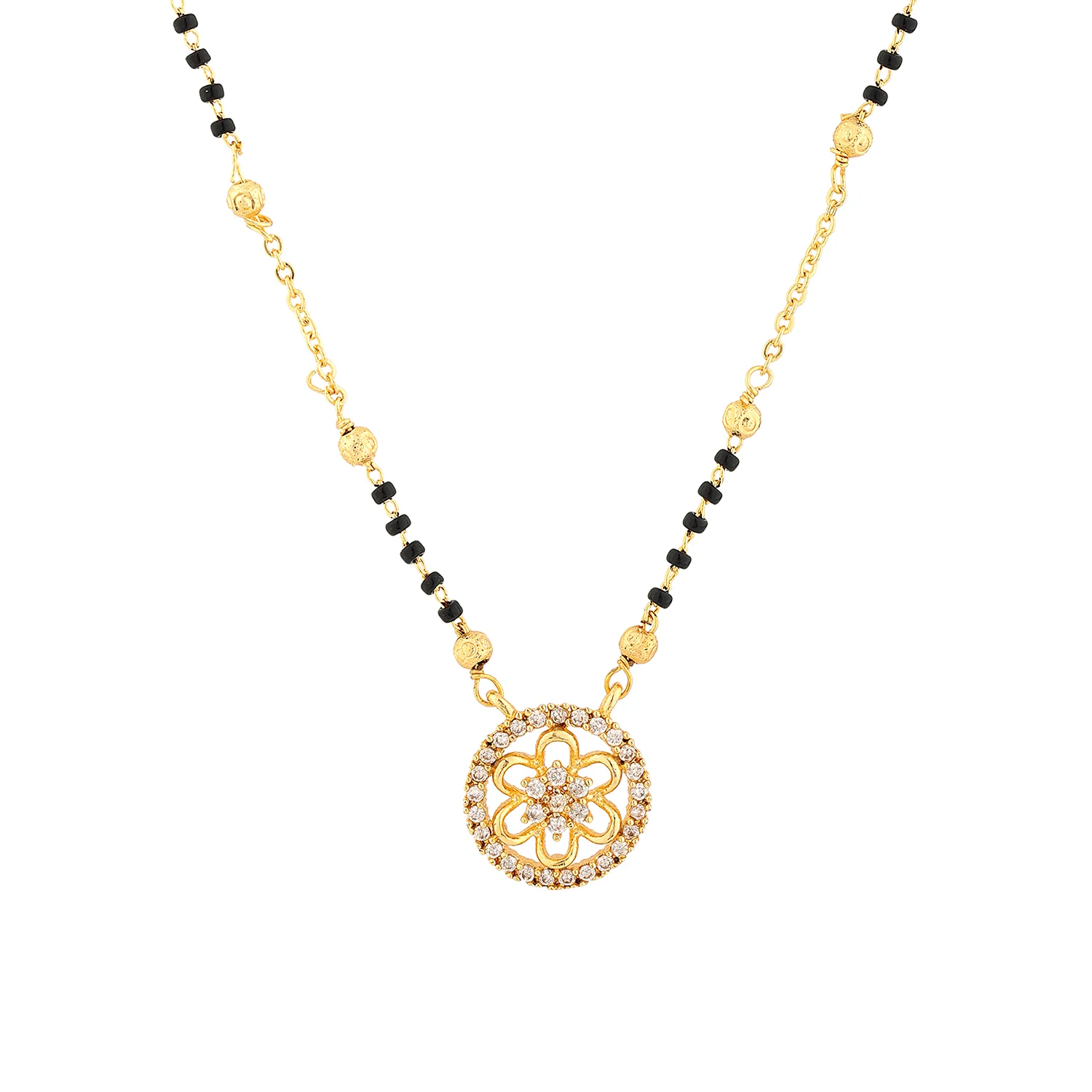 Gold Essentials Mangalya American Diamond Mangalsutra - Image 5