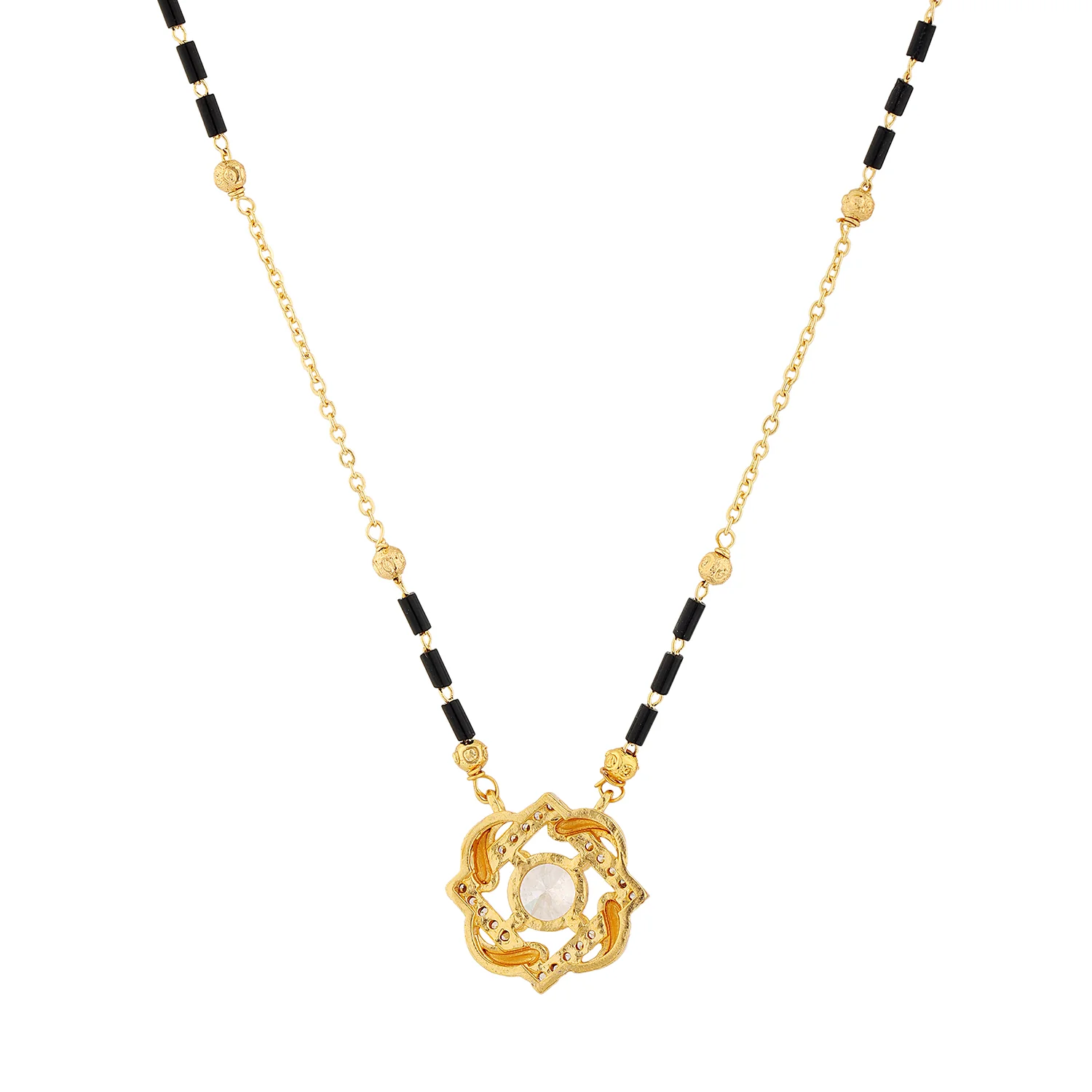 Gold Essentials Saubhagya American Diamond Mangalsutra - Image 5