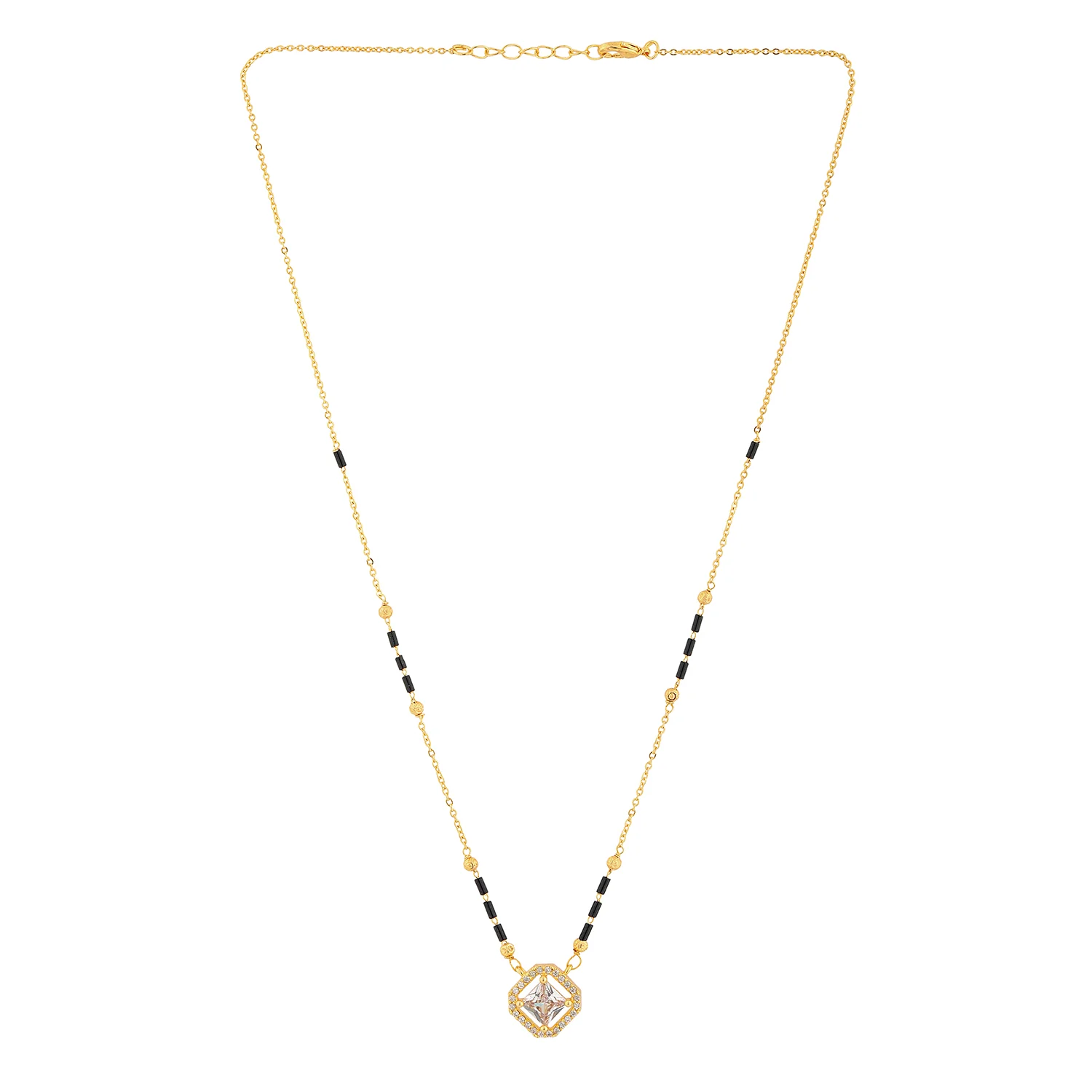 Gold Essentials Tejasvi American Diamond Mangalsutra - Image 4