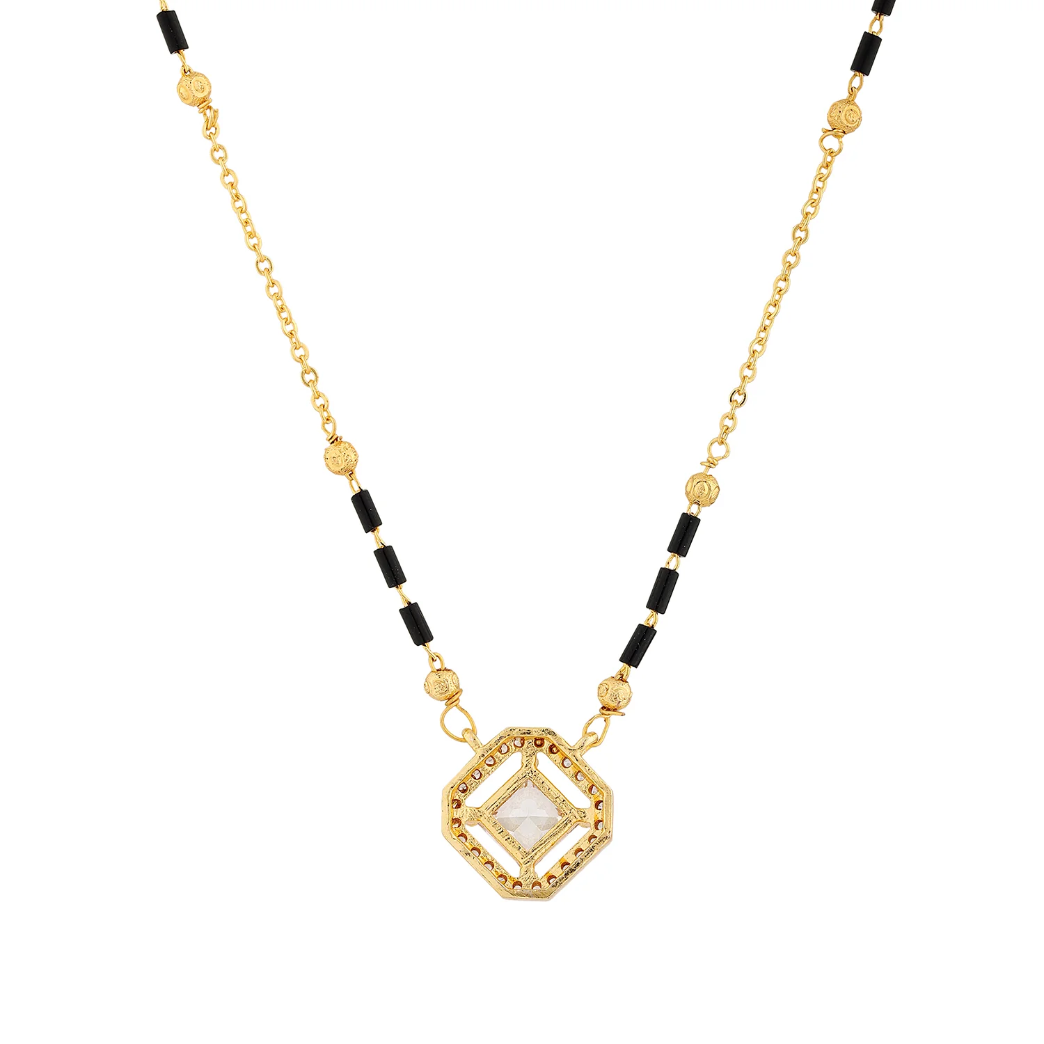 Gold Essentials Tejasvi American Diamond Mangalsutra - Image 5