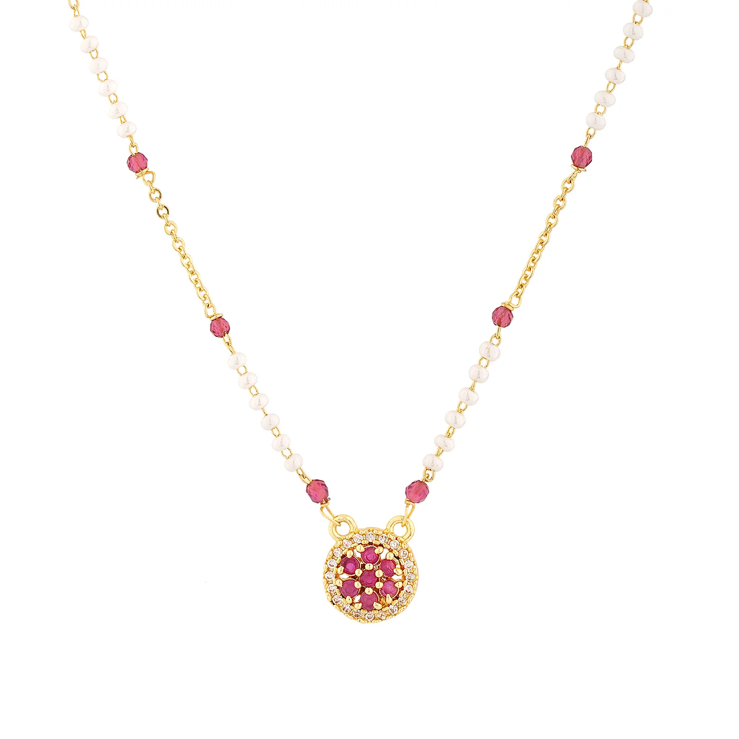 Gold Essentials Zyana American Diamond Mangalsutra - Image 3
