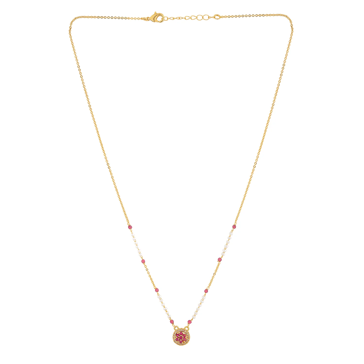 Gold Essentials Zyana American Diamond Mangalsutra - Image 4