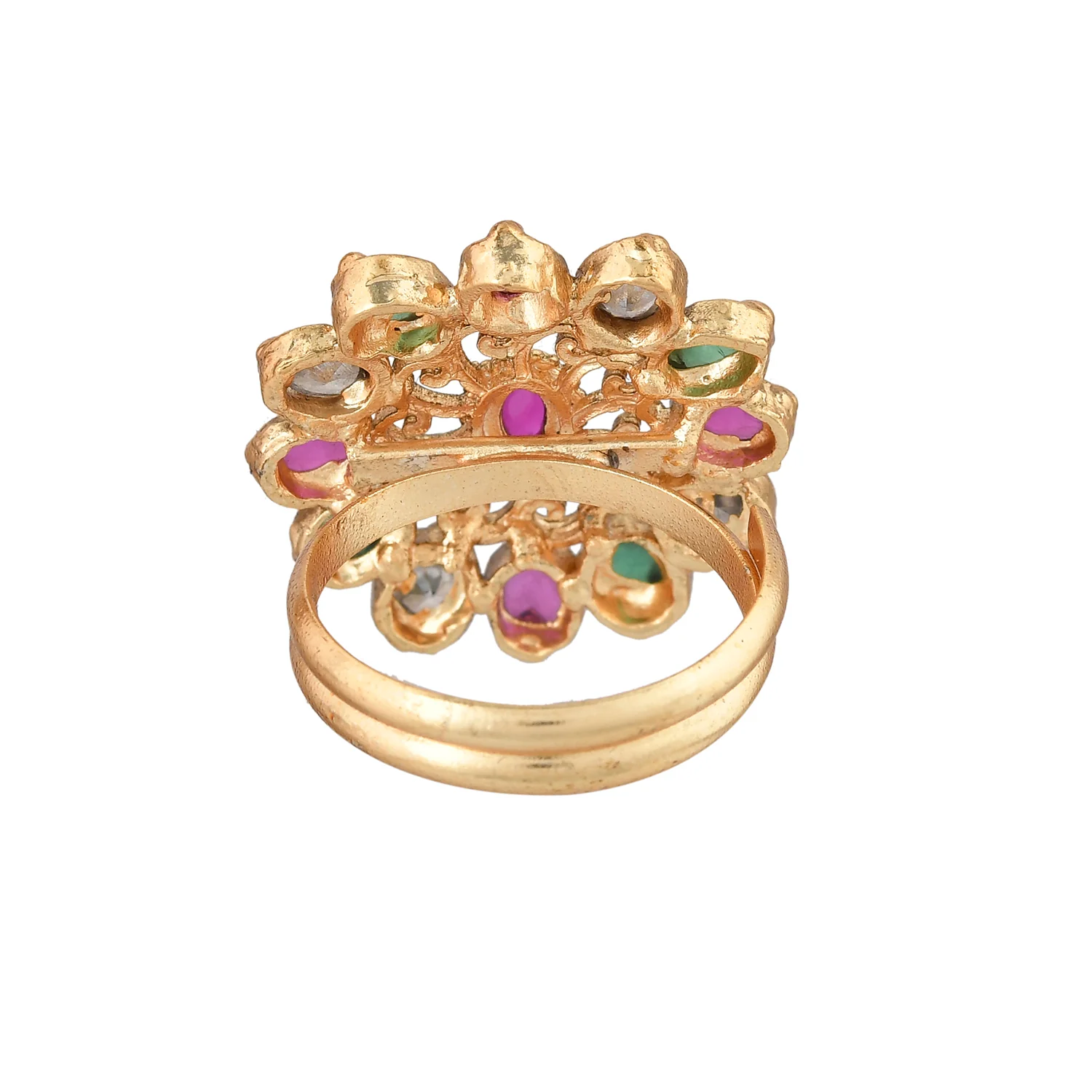 Gold Opulence Kusuma Temple Ring - Image 5