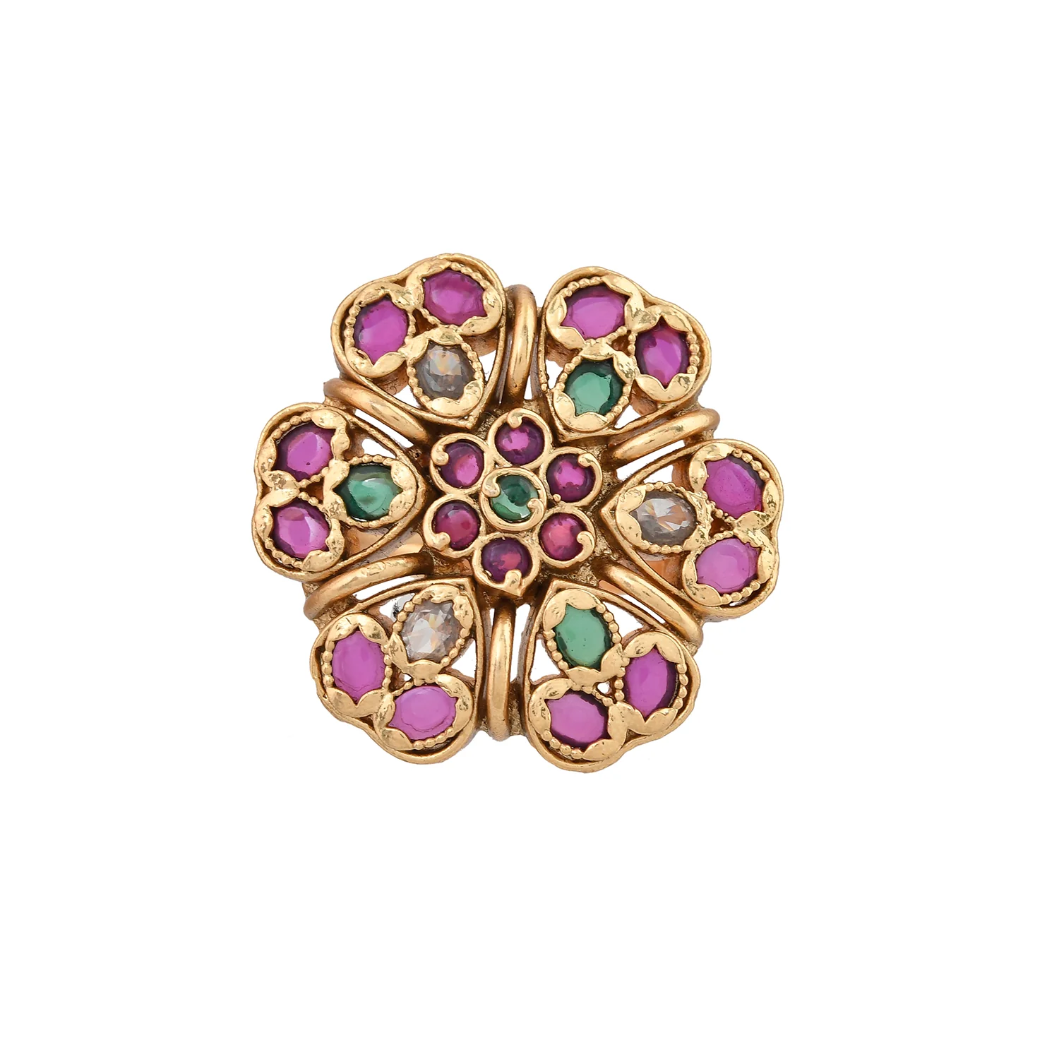 Gold Opulence Padma Temple Ring - Image 3