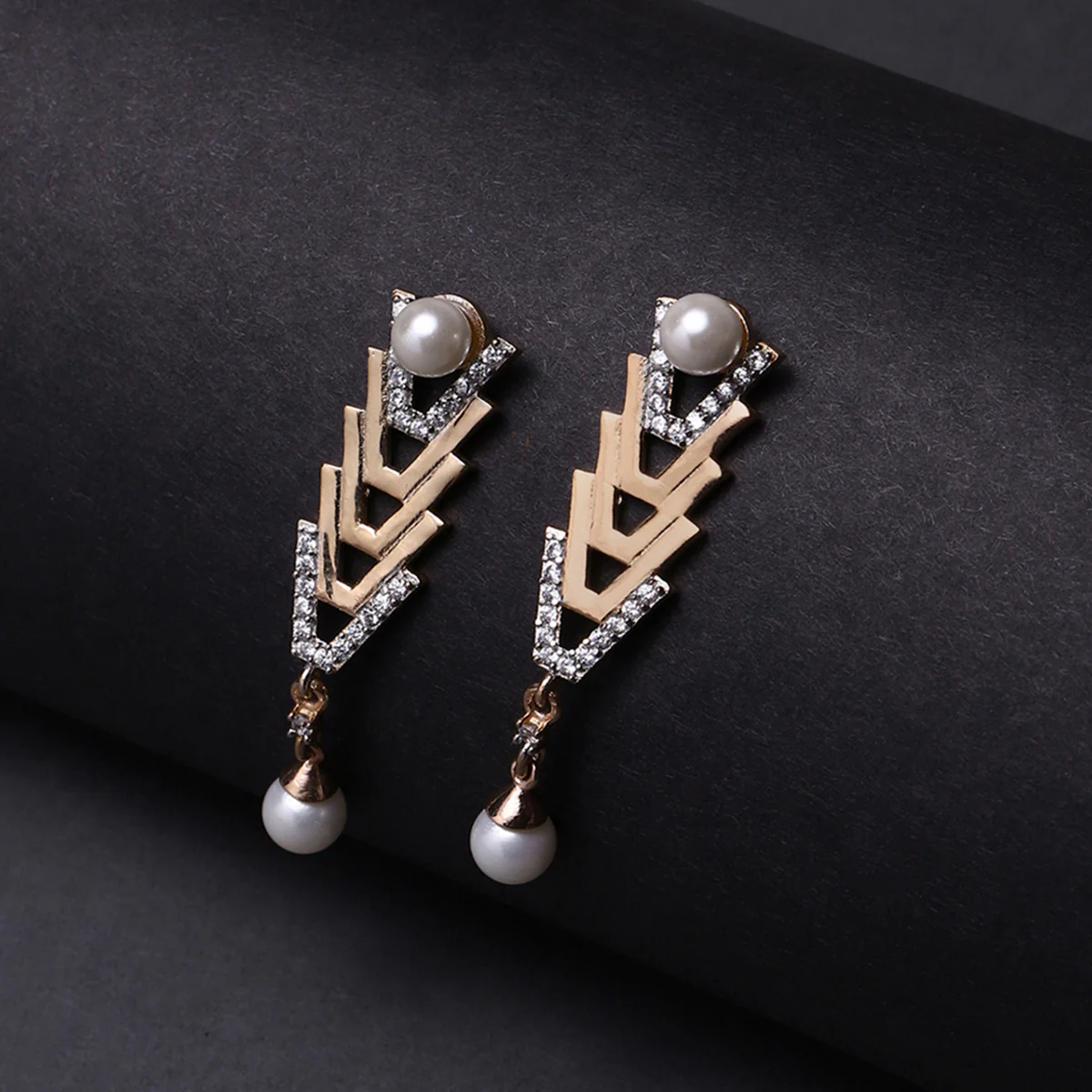 Gold plated Brass Earring