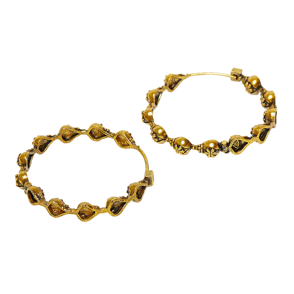 Gold plated Brass Earrings - Image 3