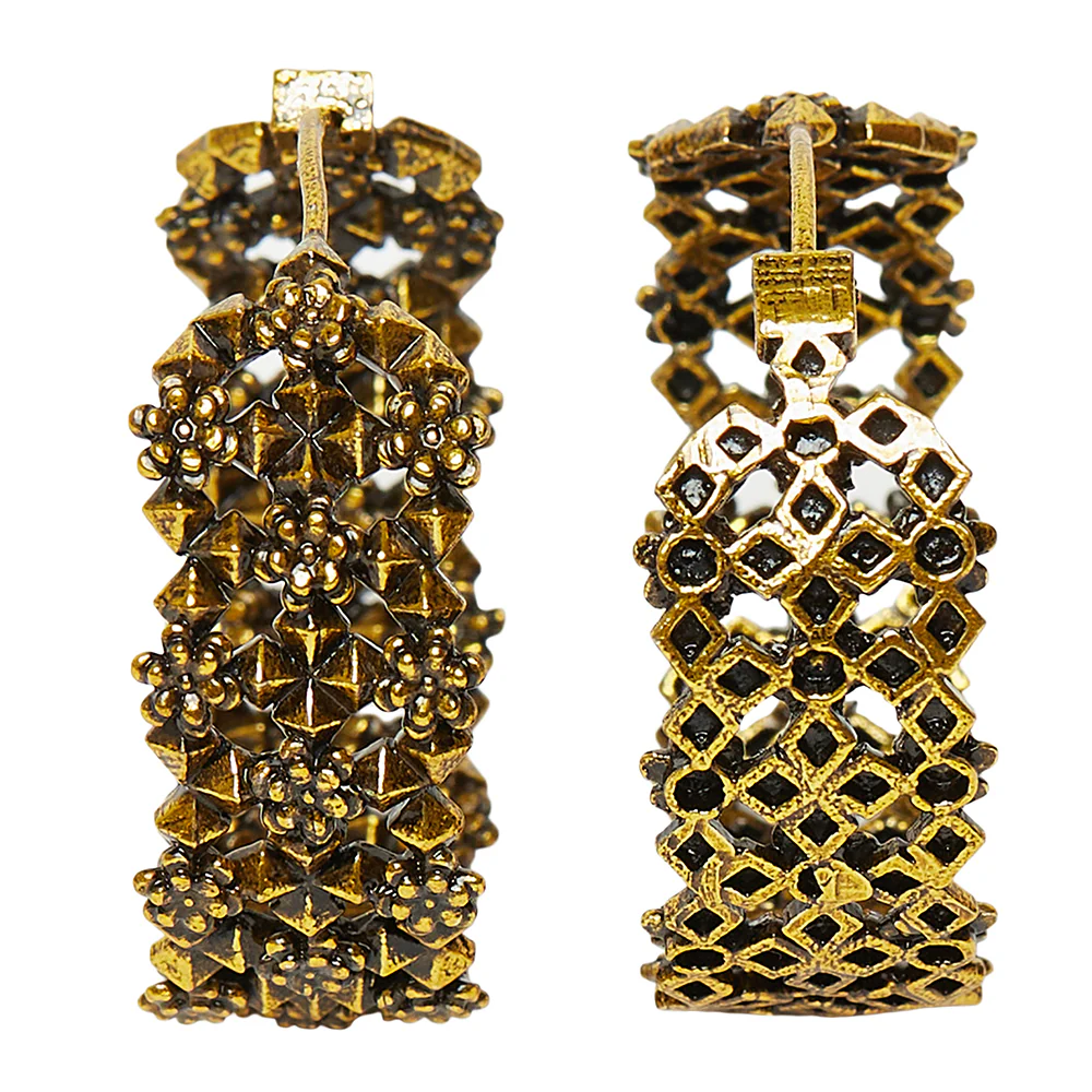 Gold plated Brass Earrings - Image 2