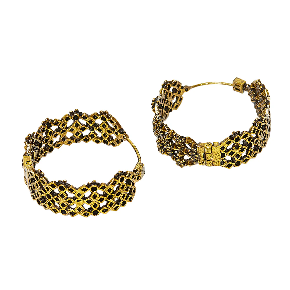 Gold plated Brass Earrings - Image 3