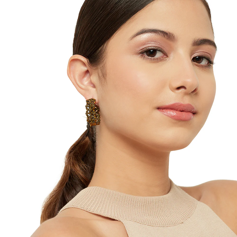 Gold plated Brass Earrings - Image 4