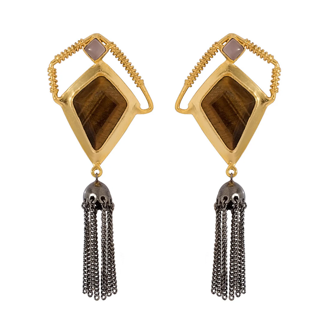 Gold-Plated Danglers For Women