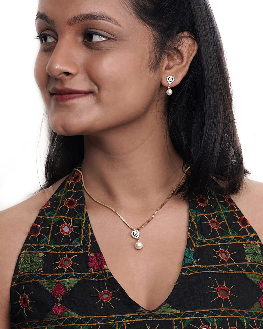 Gold Plated Pendant Set - Image 6