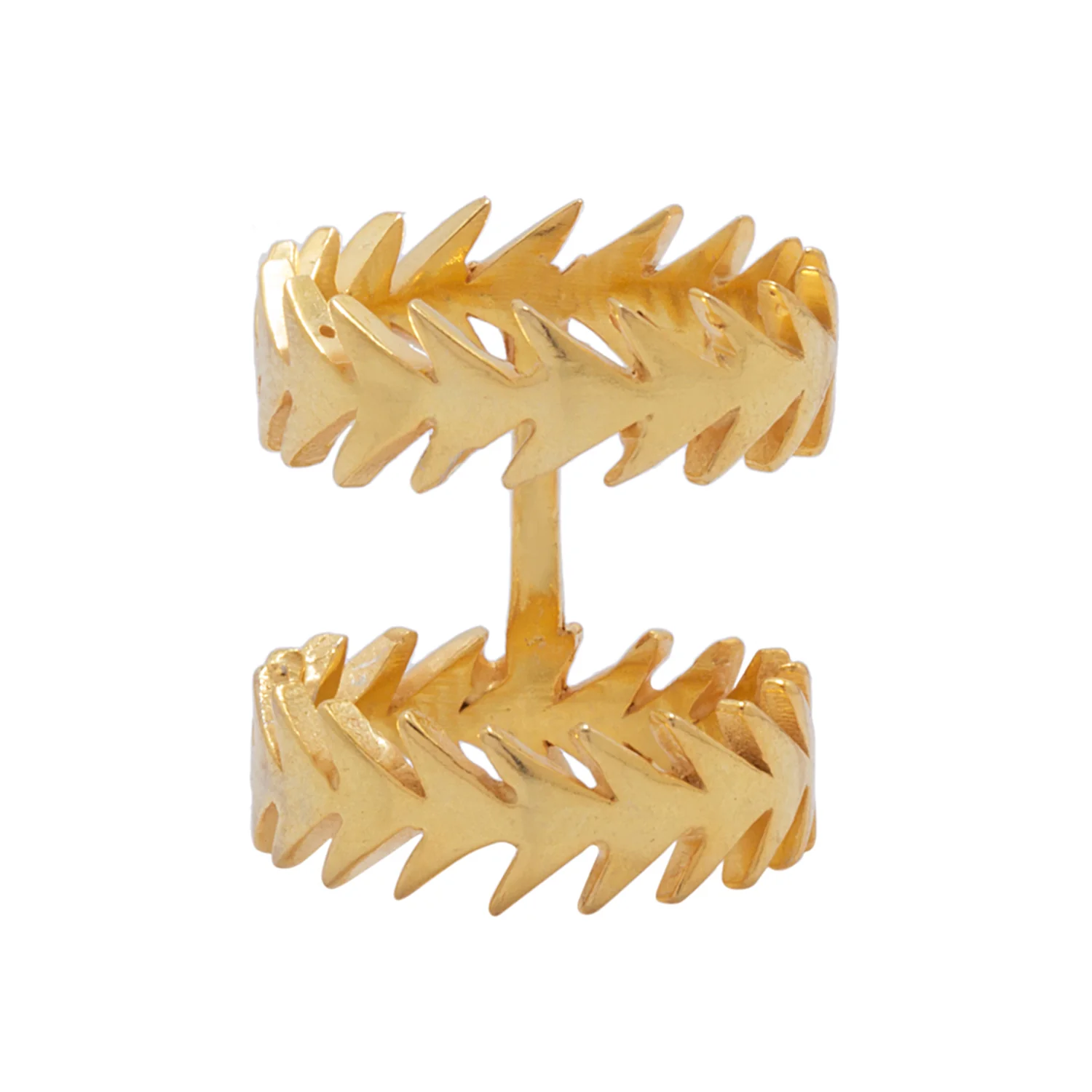 Gold Tone Statement Ring - Image 2