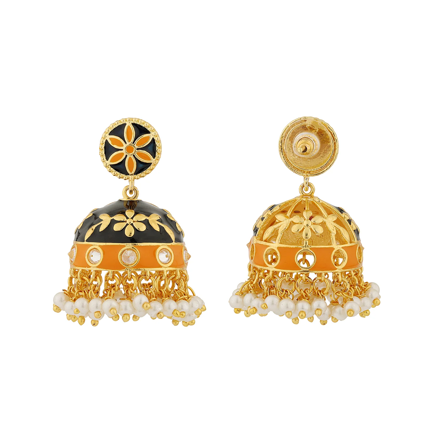 Gota Patti Jaipuri Shringar Necklace Set - Image 4