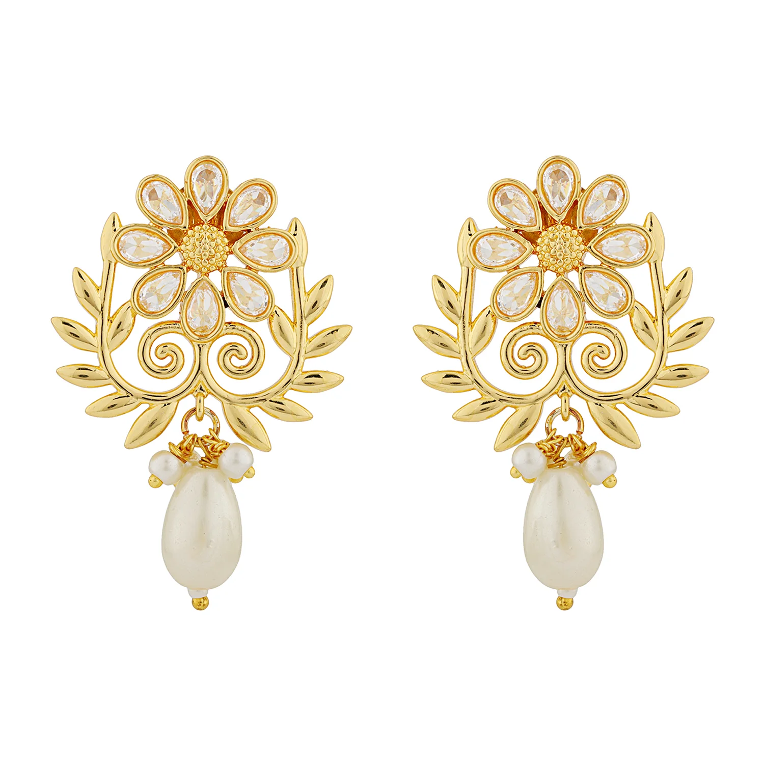 Gota Patti Maharani Gulmala Necklace Set - Image 5