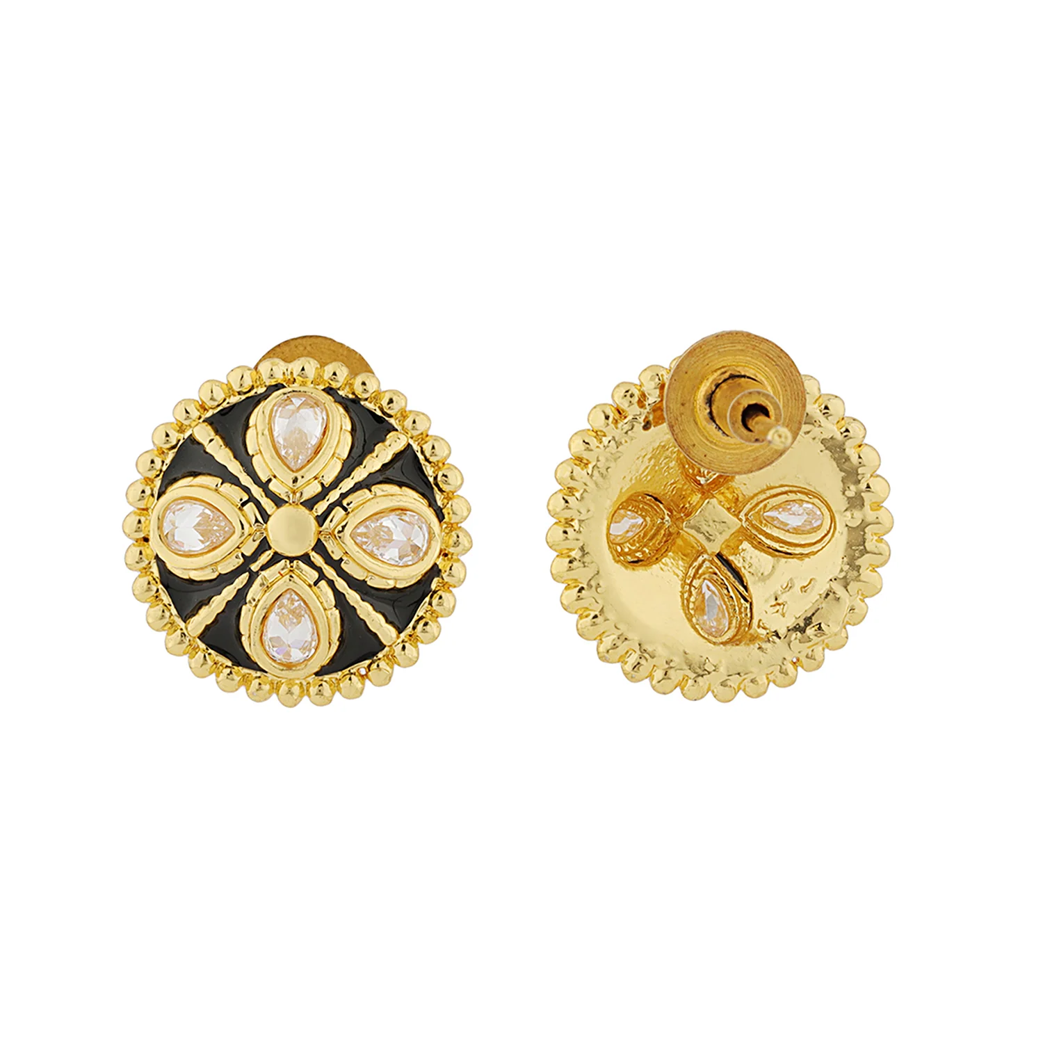 Gota Patti Mandala Haar Necklace Set - Image 6