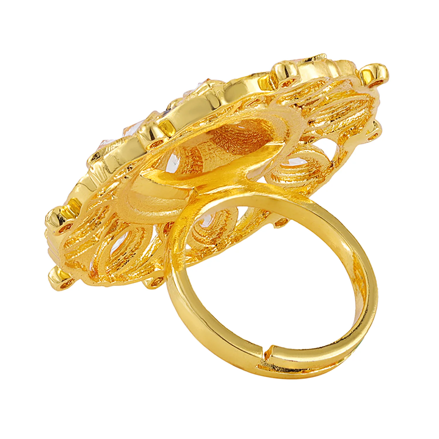 Gota Patti Mandala Pushp Ring - Image 5