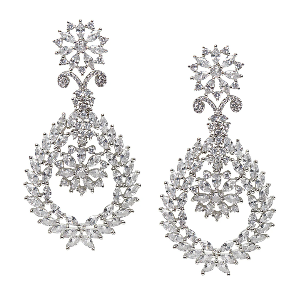 Graceful Dangler Earrings from CZ Elegance - Image 3