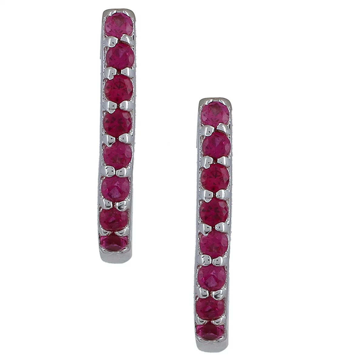 Graceful Pink 925 Sterling Silver Earring - Image 3