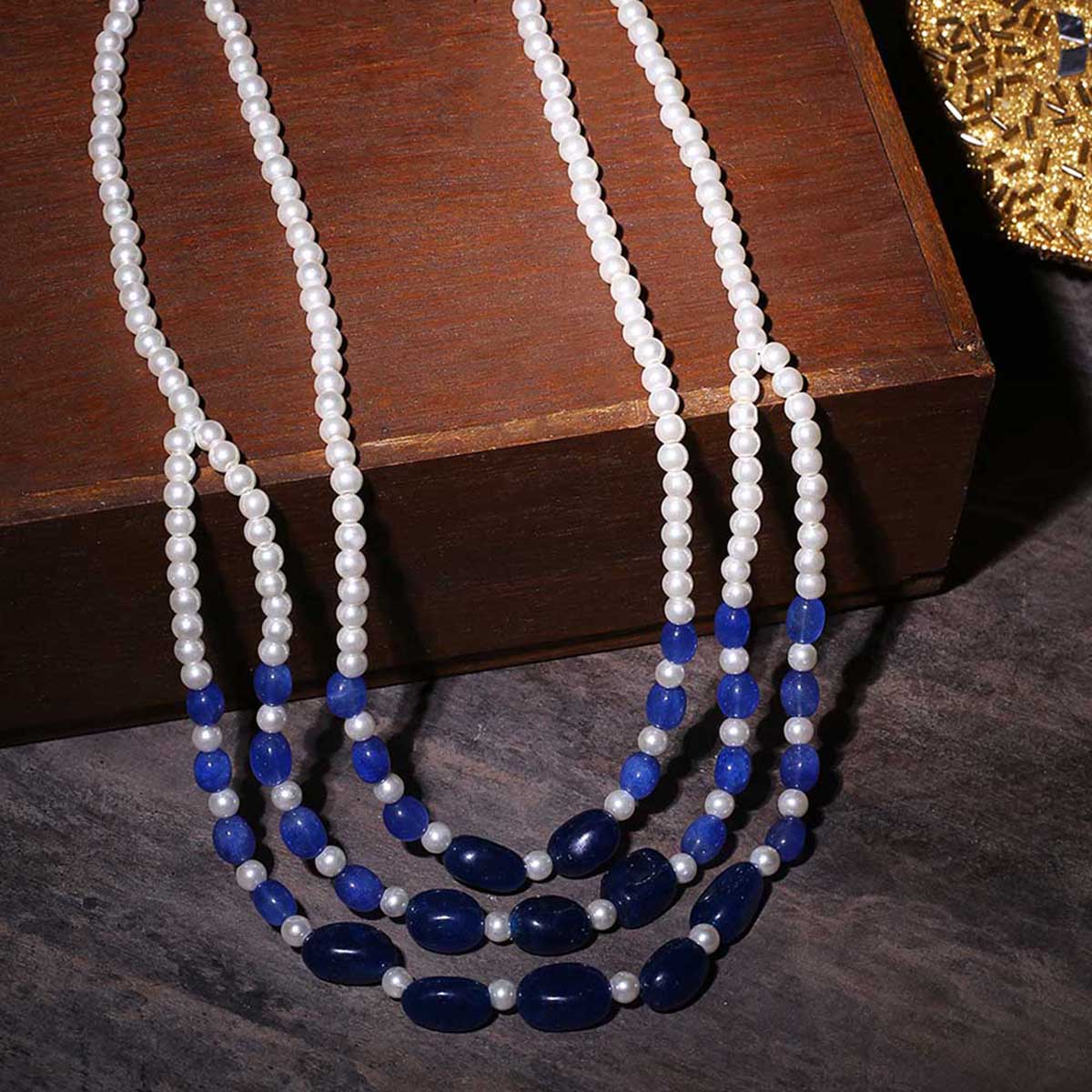 Groom Jewellery Three-Strands Necklace