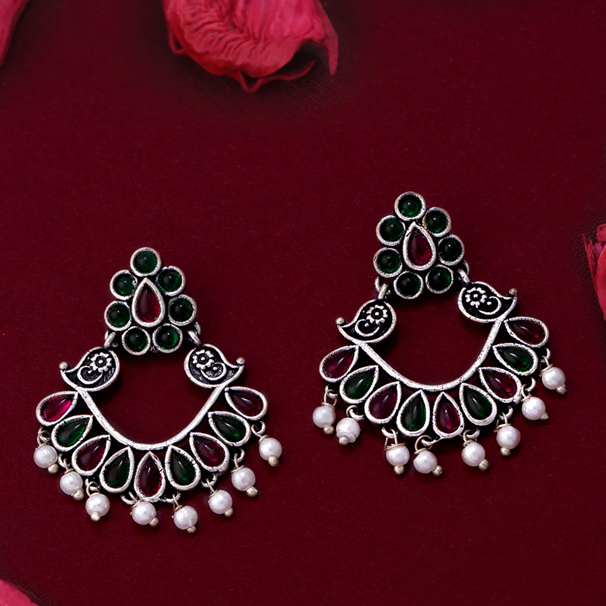 Gulistan Faux Pearls Drop Earrings