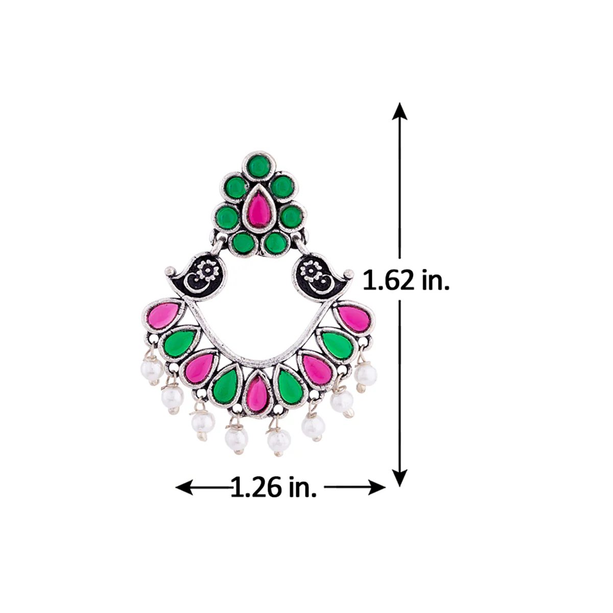 Gulistan Faux Pearls Drop Earrings - Image 5