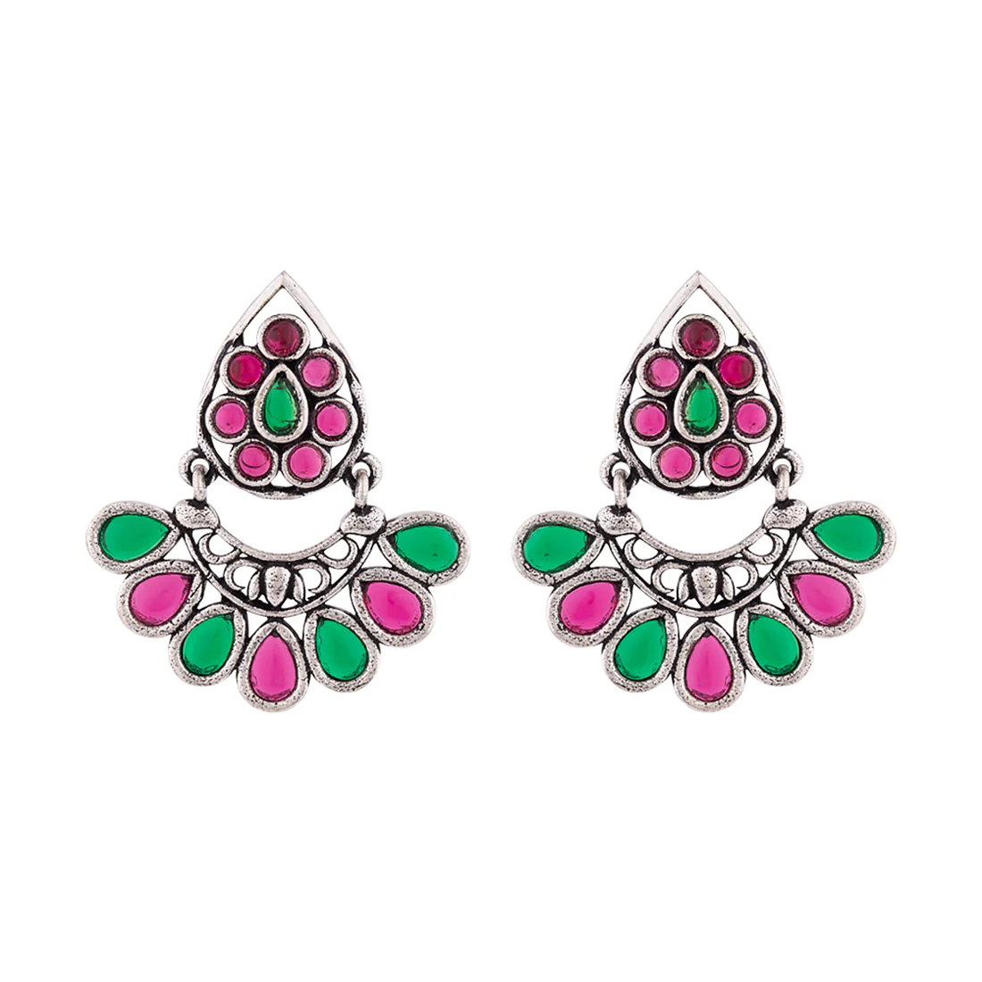 Gulistan Floral Motifs Earrings - Image 3
