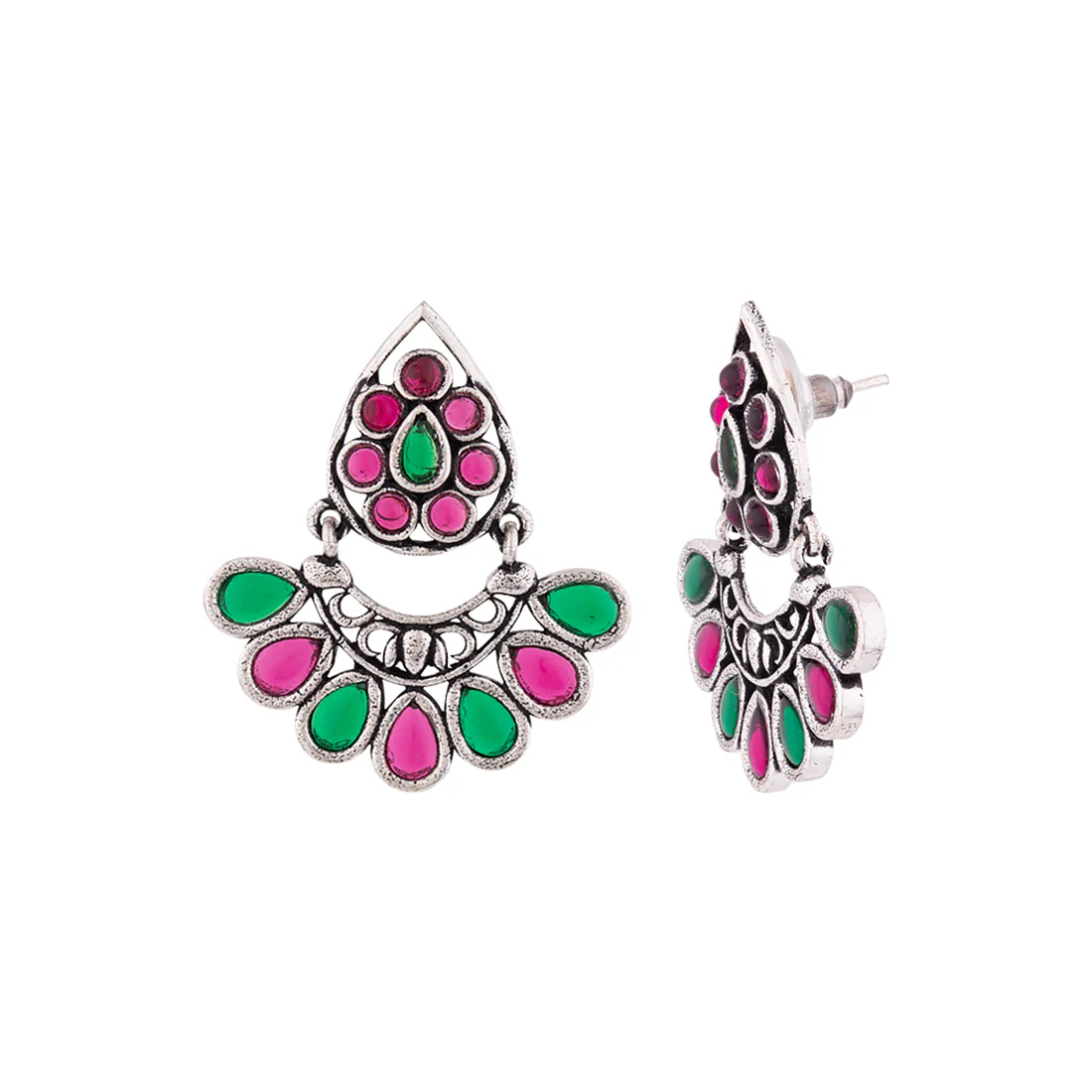 Gulistan Floral Motifs Earrings - Image 4
