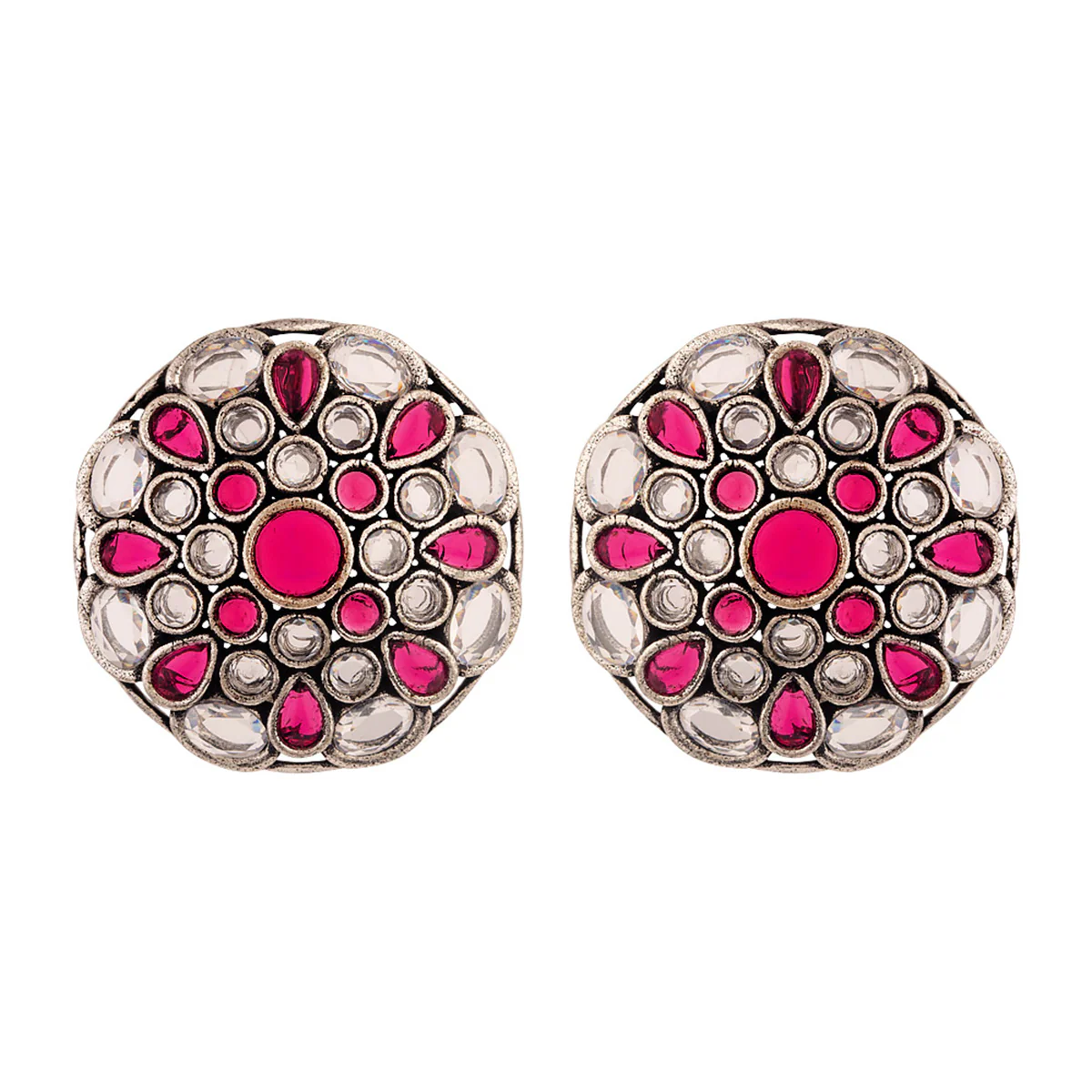 Gulistan Floral Stud Earrings - Image 3