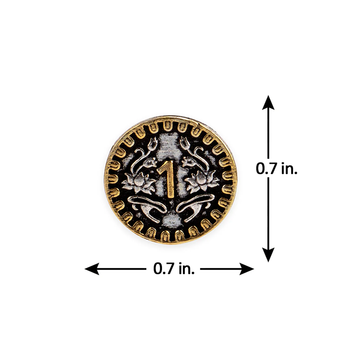 Gullak Coin Shaped Stud Earrings - Image 5