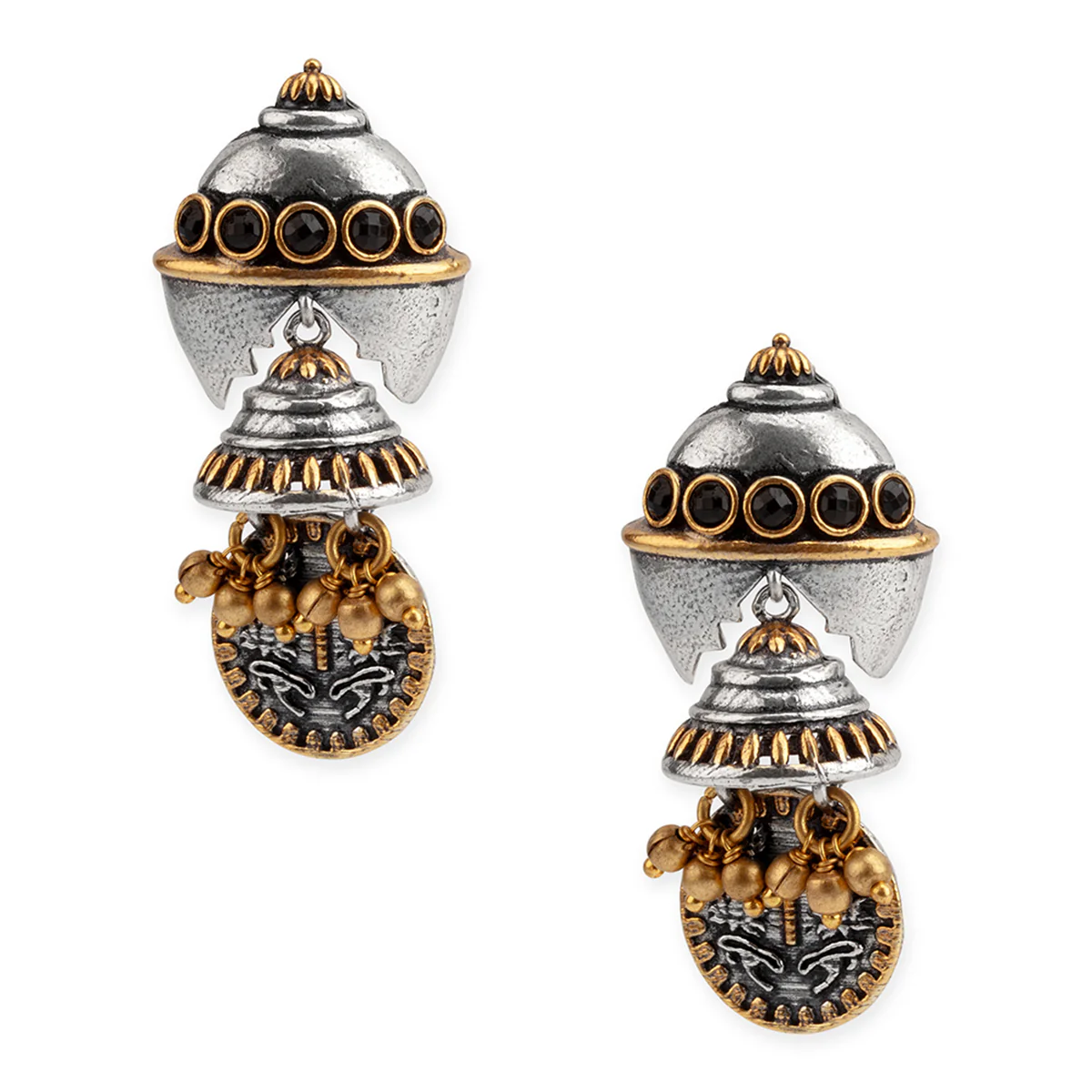 Gullak Shell Coin Earrings - Image 3