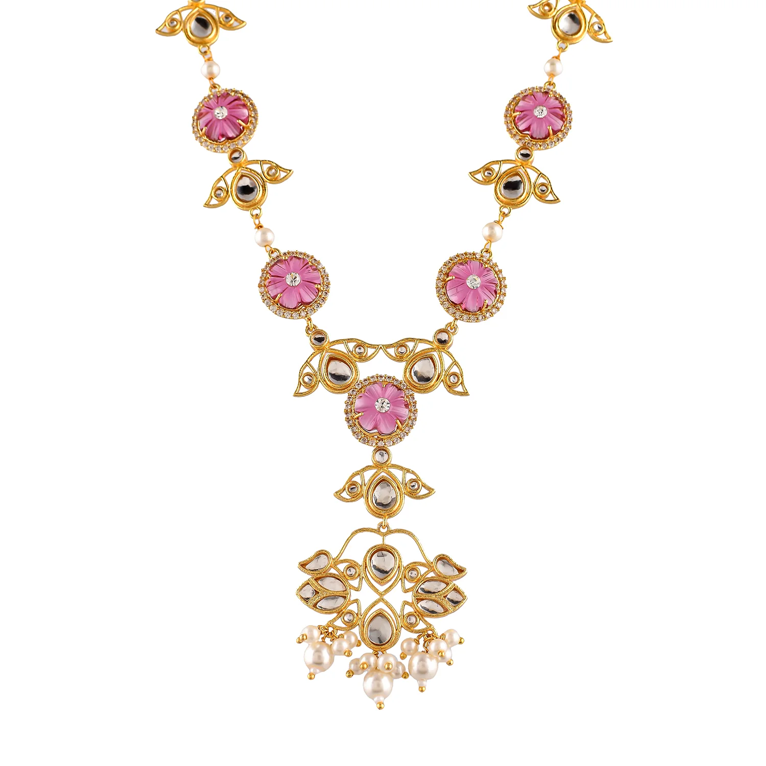 Heer Gulsheen Long Pendant Necklace Set - Image 5