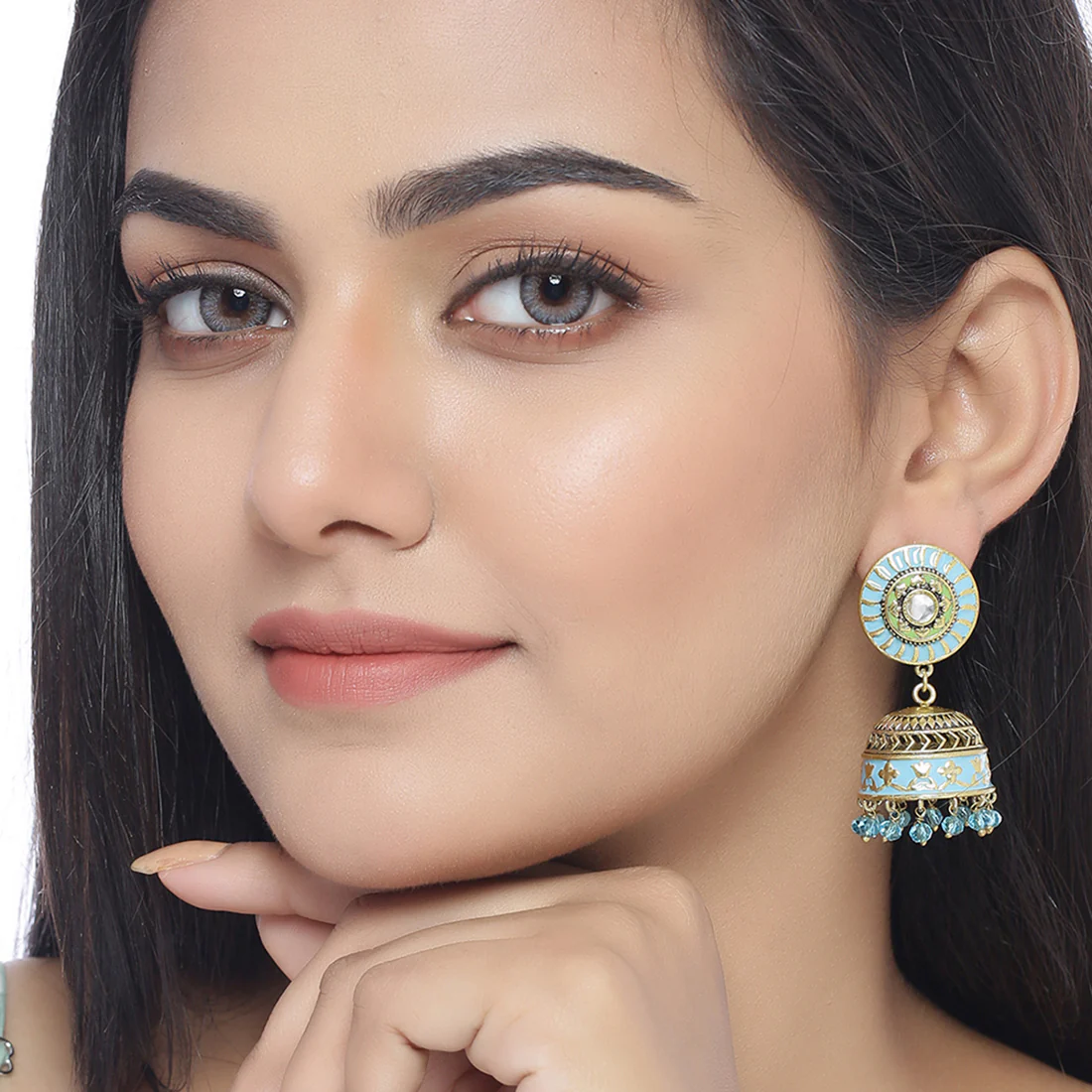 Gwalior Dome Jhumka Earrings - Image 2